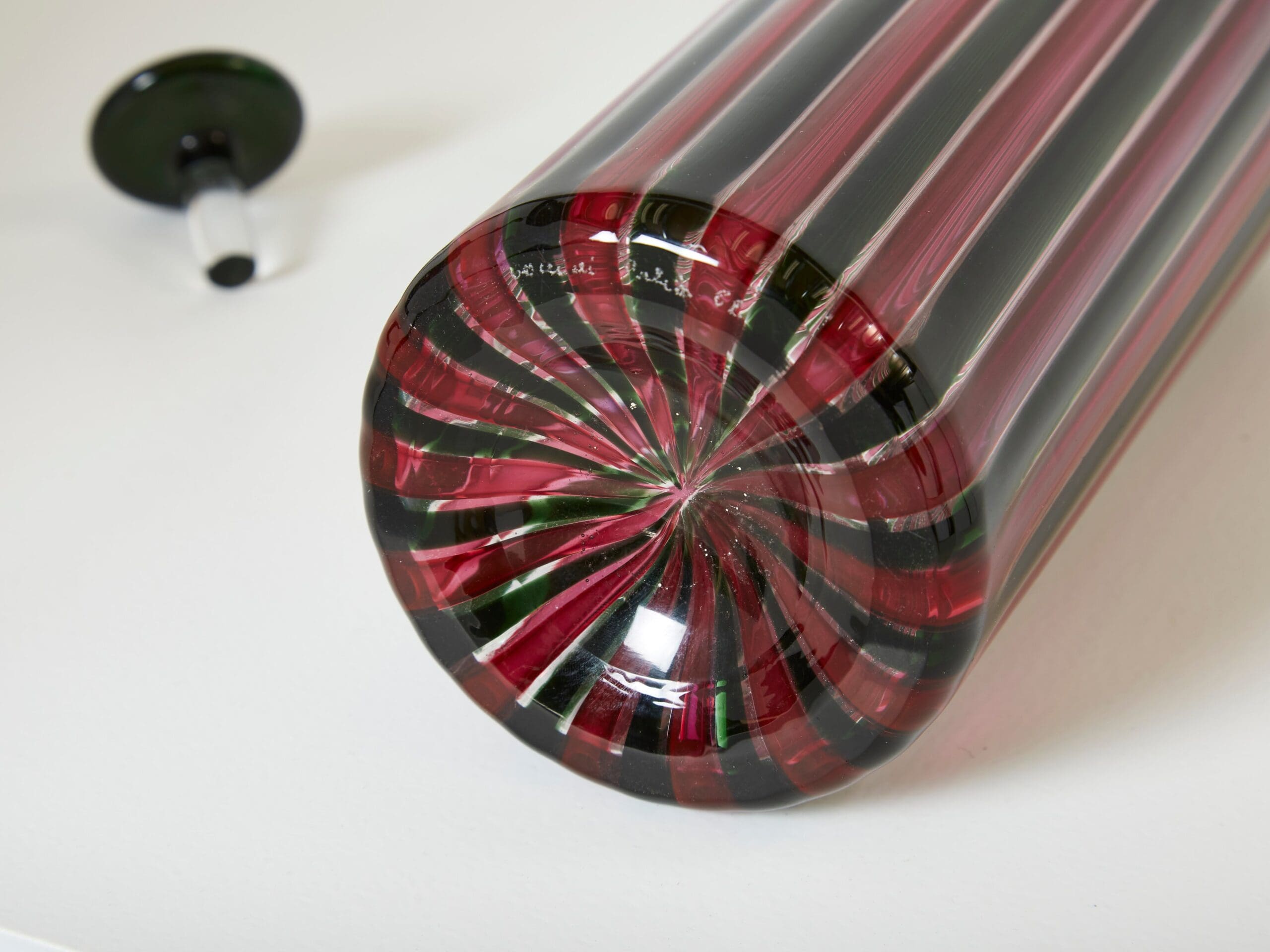 Bouteille en Verre de Murano par Gio Ponti et Paolo Venini, Série Morandiana, 1982