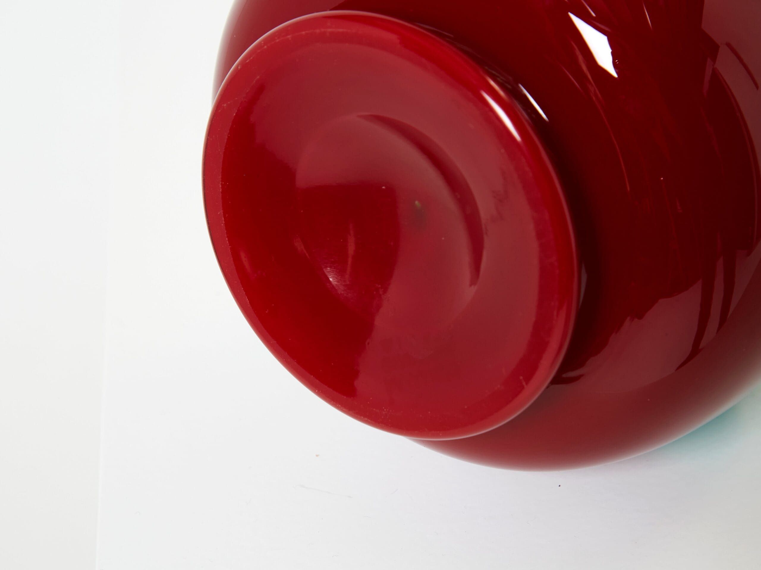 Bouteille en verre de Murano de Gio Ponti pour Venini, série Morandiana, années 1960