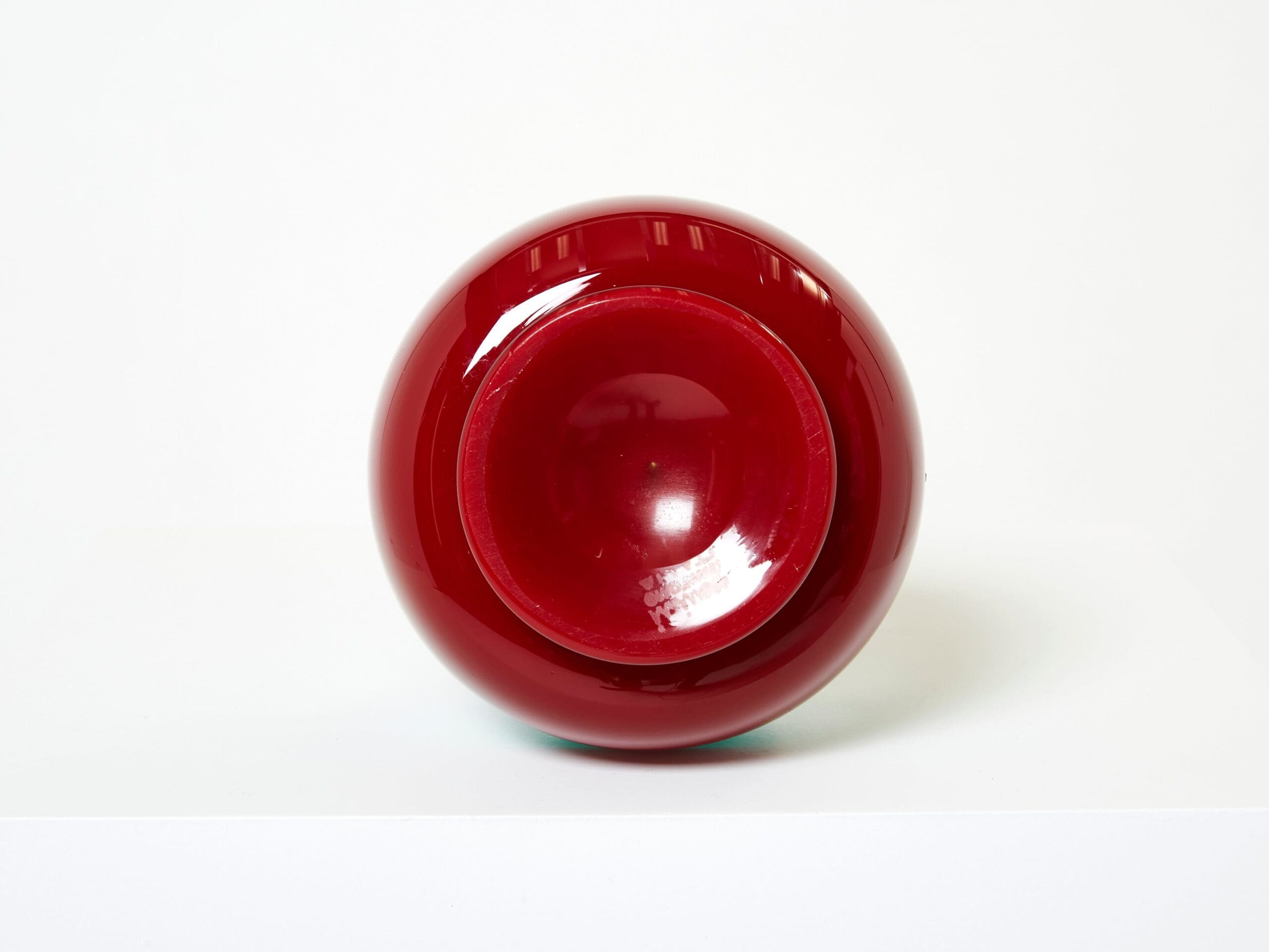 Bouteille en verre de Murano de Gio Ponti pour Venini, série Morandiana, années 1960