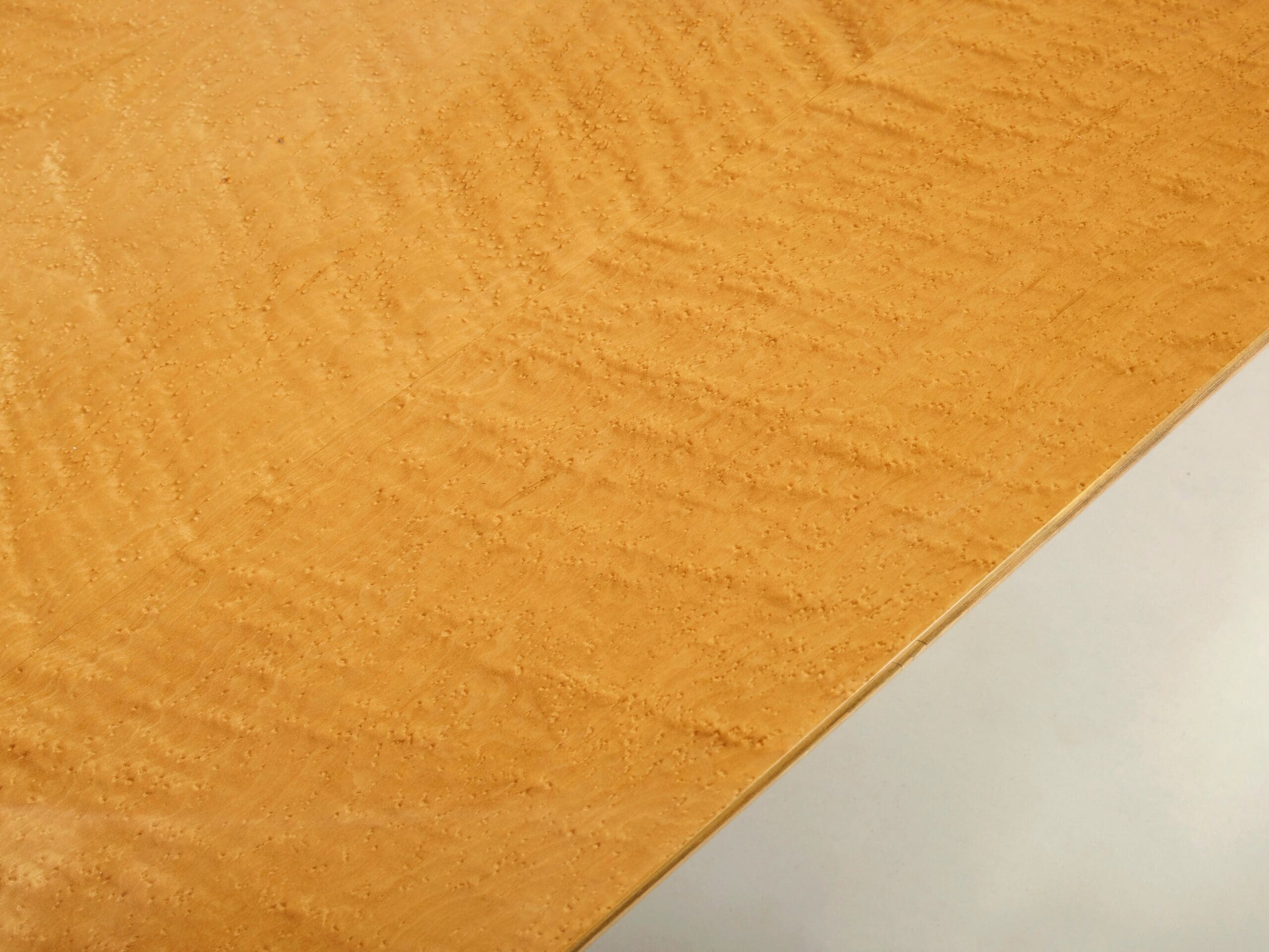 Table Basse en Érable et Laiton Signée Giovanni Offredi pour Saporiti, Années 1980