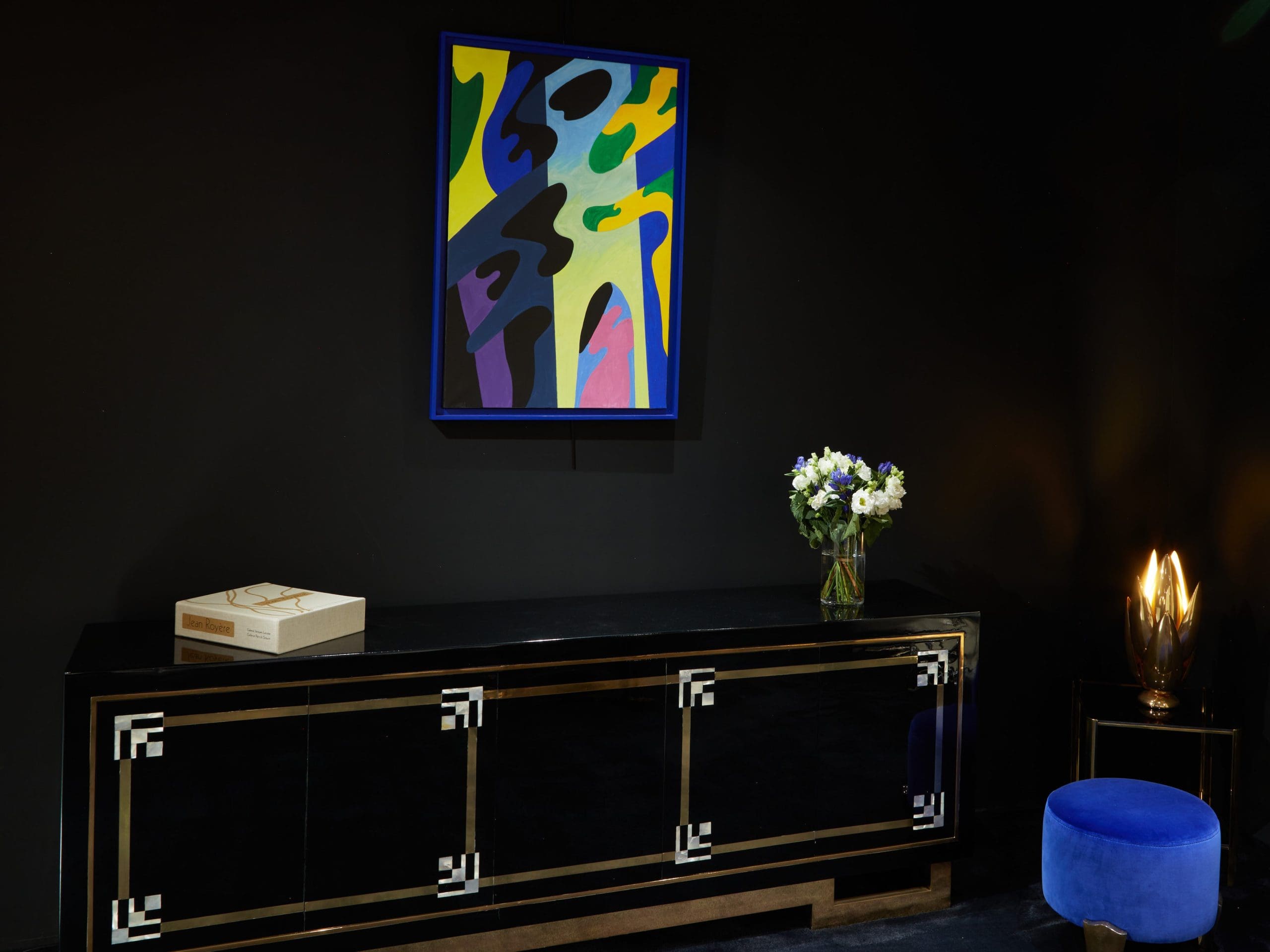 Huile sur toile de Guy de Rougemont (2006)