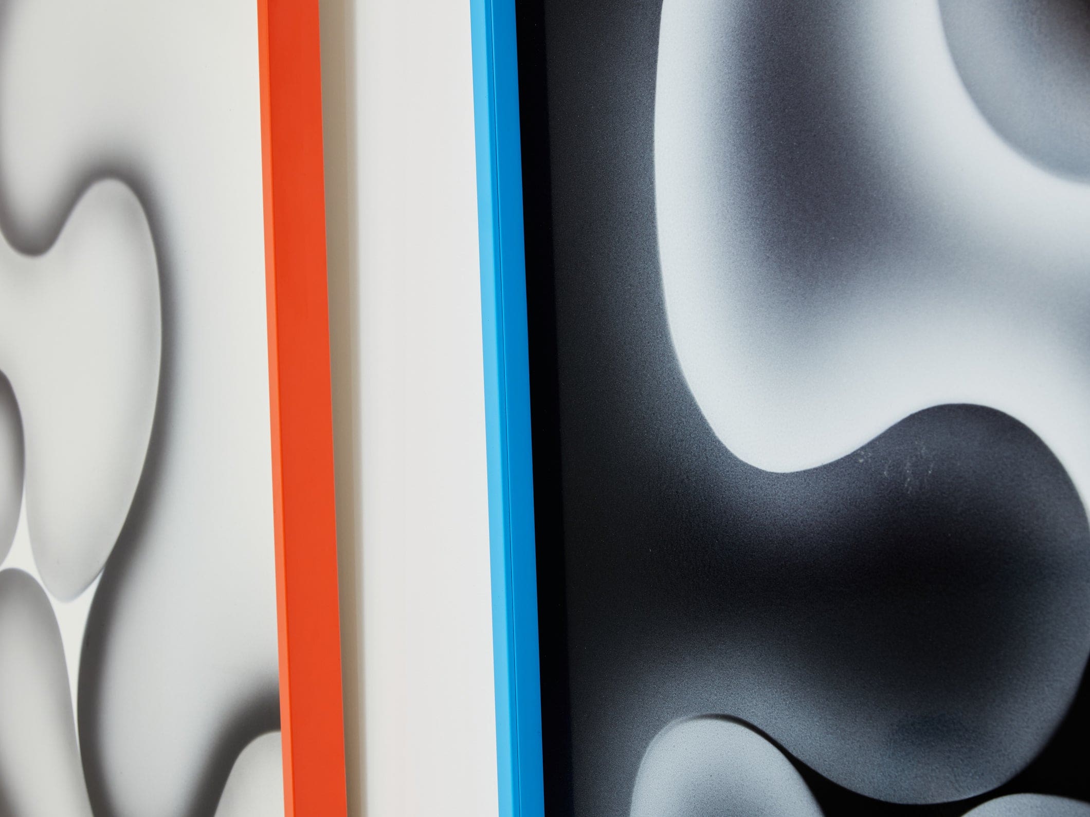 Diptyque Unique de Les Simonnet sur Plexiglas Encadré, 1996