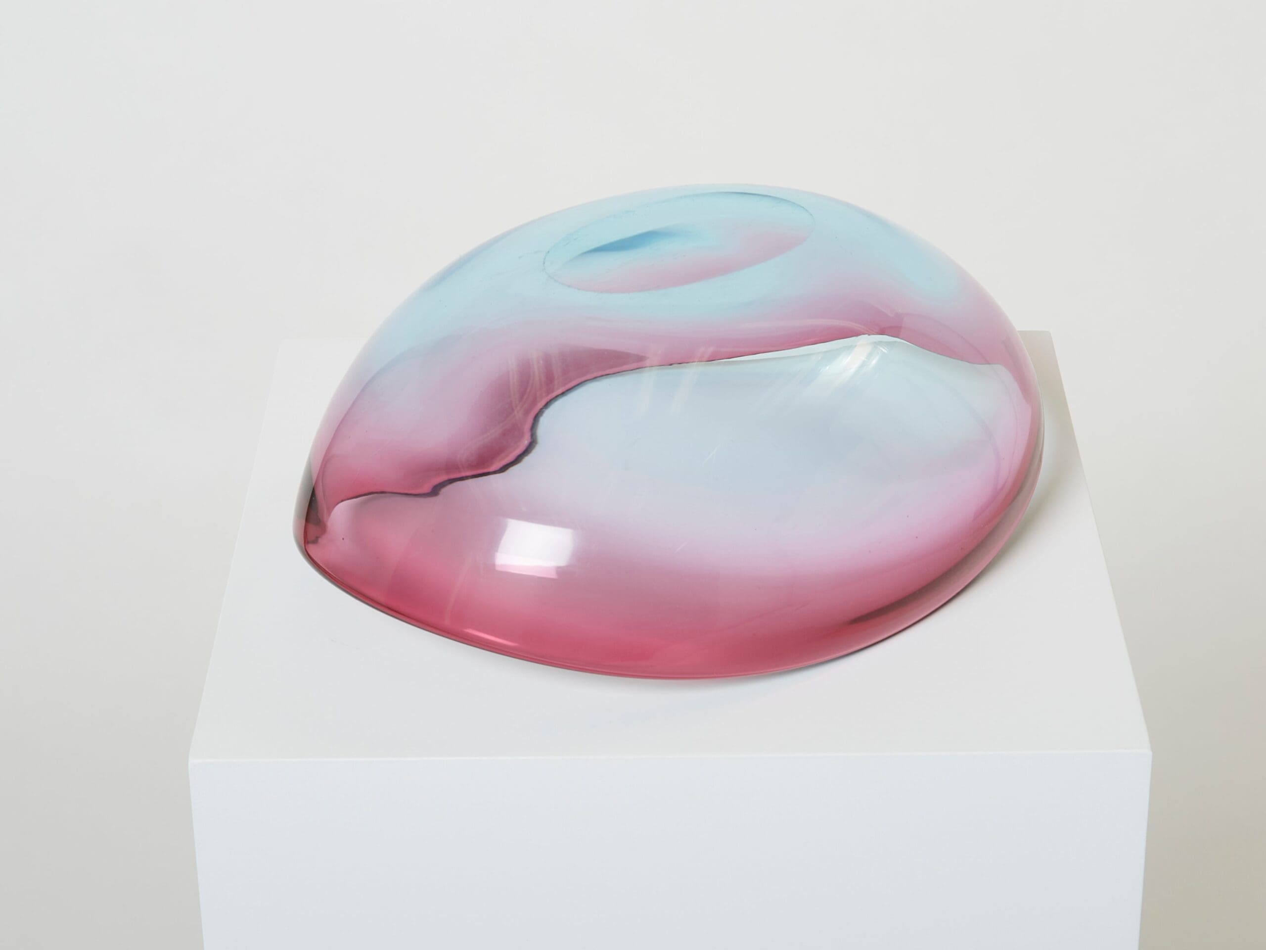 Flavio Poli pour Seguso : Coupe en Verre de Murano, Années 1960