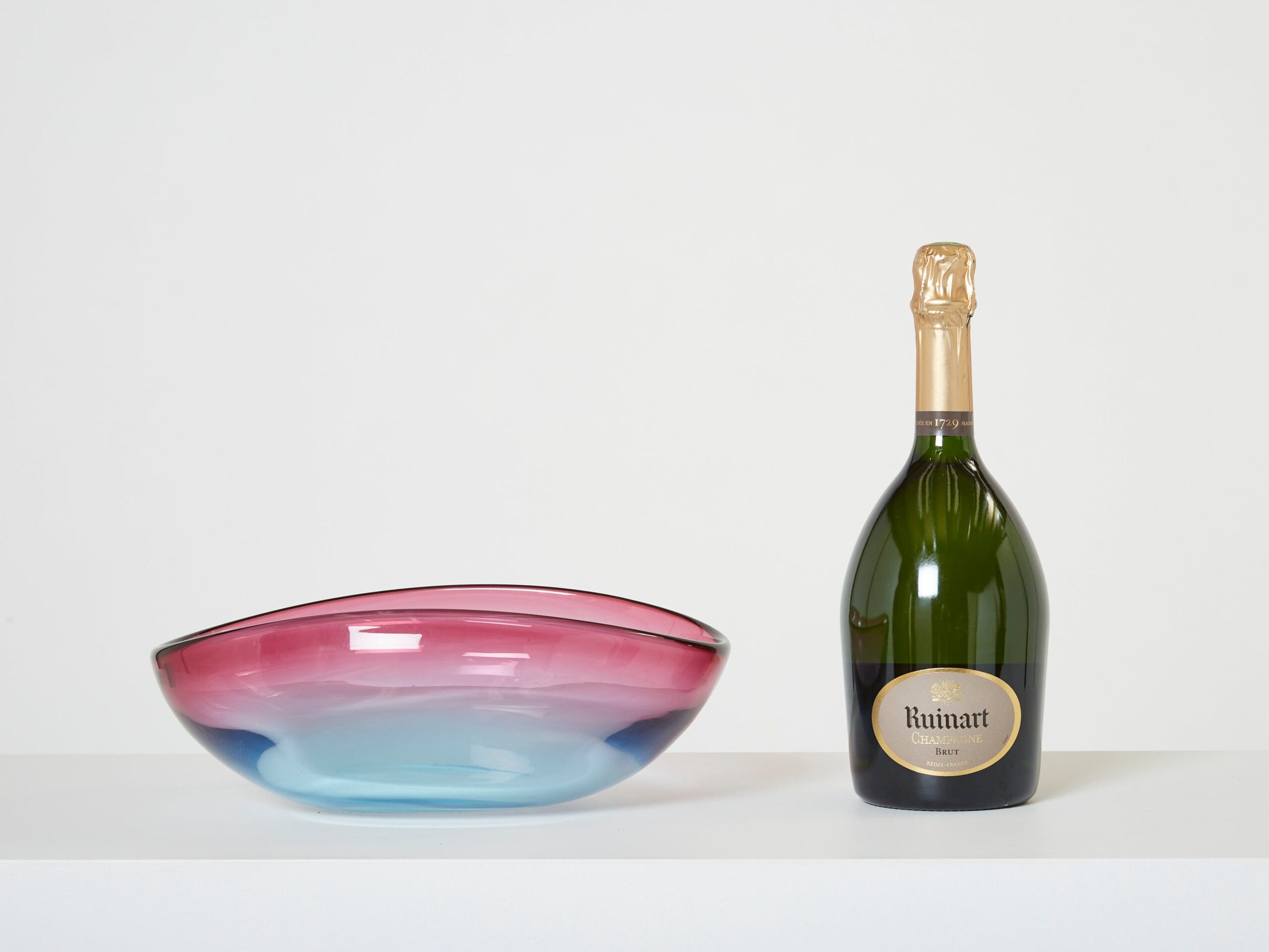Flavio Poli pour Seguso : Coupe en Verre de Murano, Années 1960
