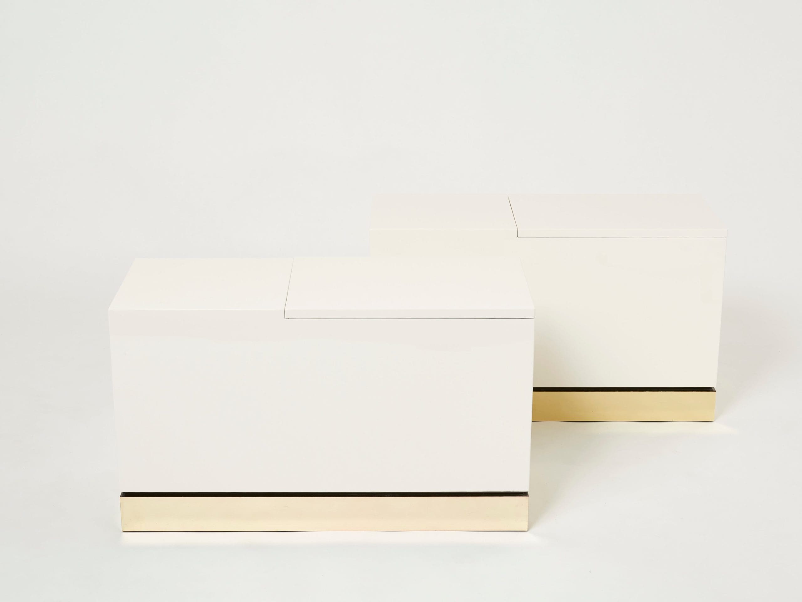Tables Coffres Design par J.C. Mahey, 1970s