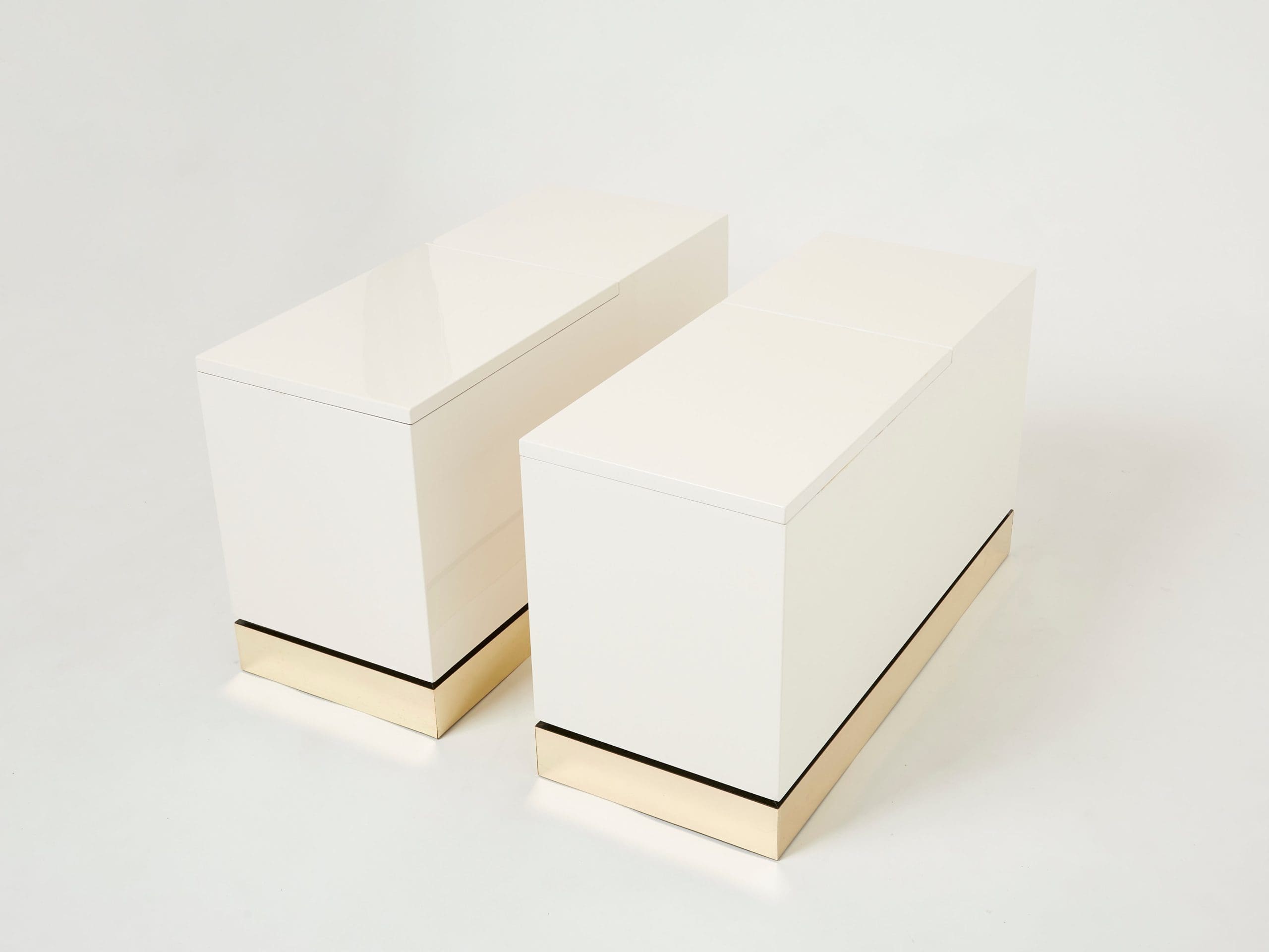 Tables Coffres Design par J.C. Mahey, 1970s