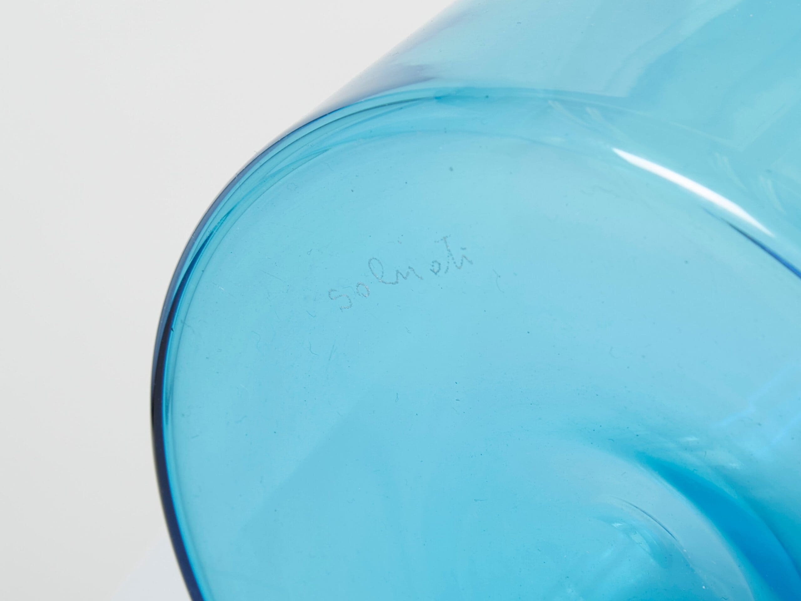 Vase en Verre Murano Incalmo par Luciano Gaspari pour Salviati, Années 1970