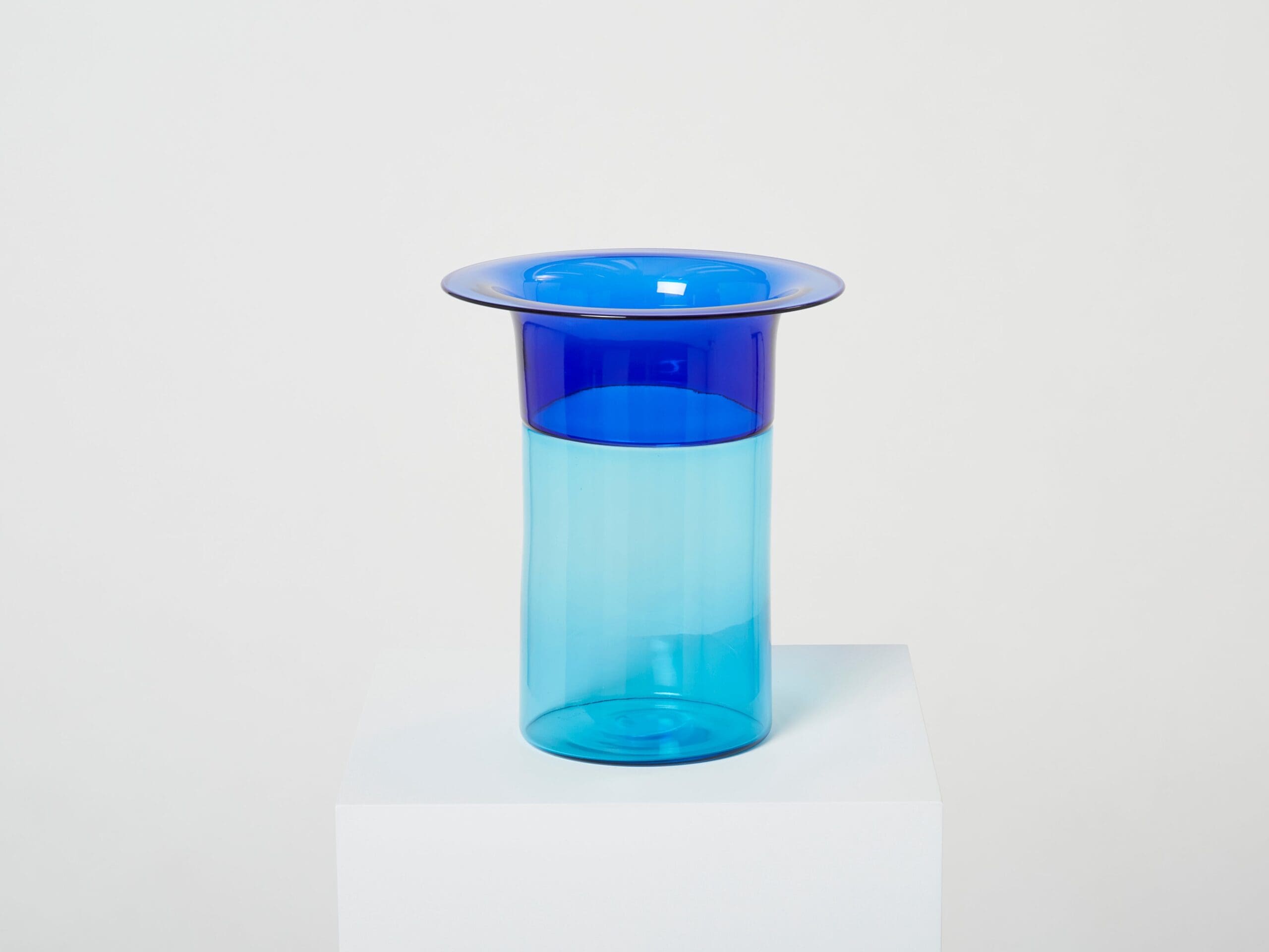Vase en Verre Murano Incalmo par Luciano Gaspari pour Salviati, Années 1970