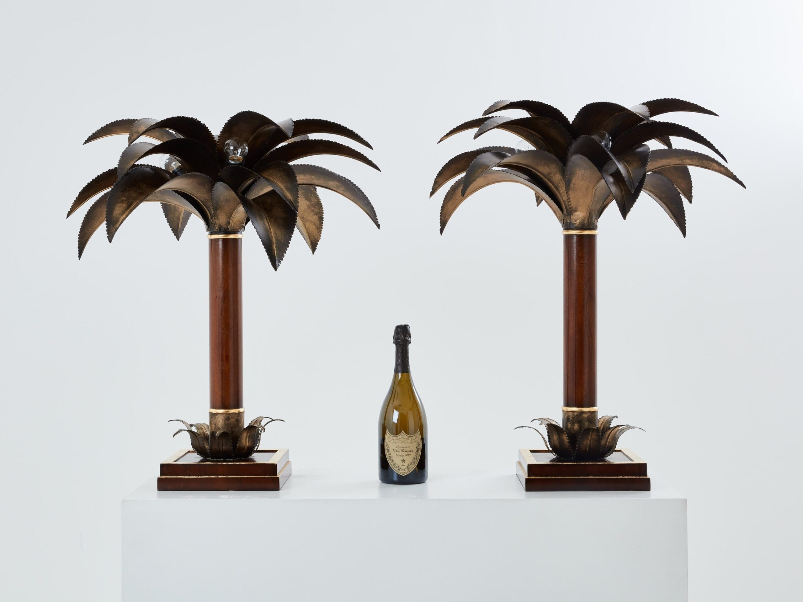 Lampes Palmier de Maison Jansen : L’Élégance Tropicale des Années 60
