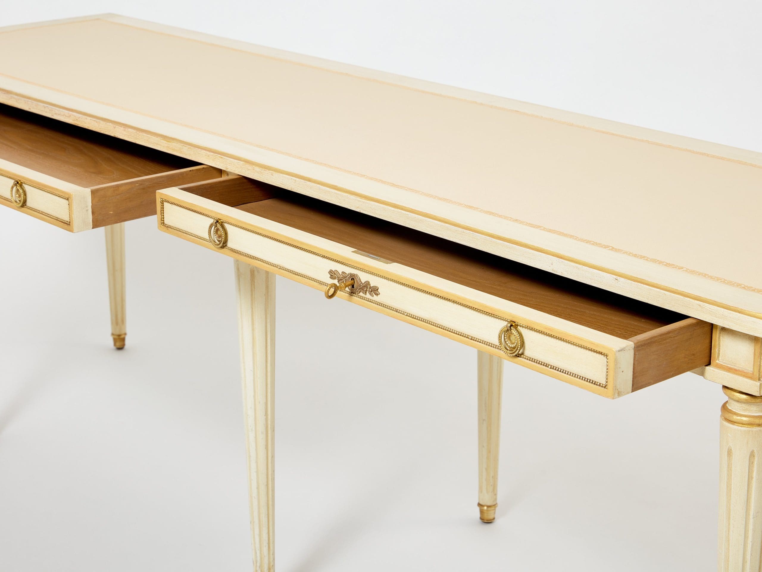 Console Néoclassique Louis XVI par Maison Jansen des Années 1950