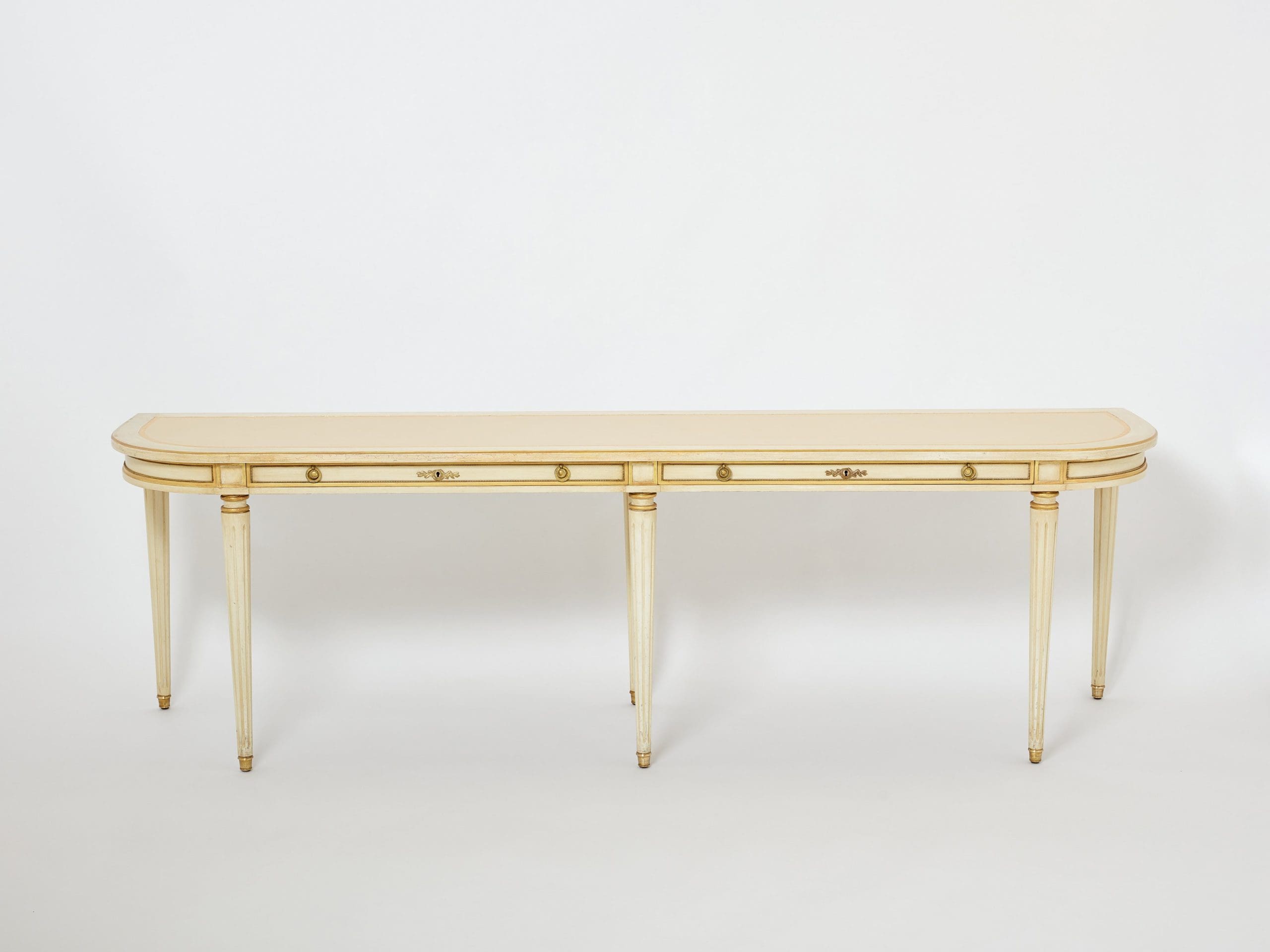 Console Néoclassique Louis XVI par Maison Jansen des Années 1950