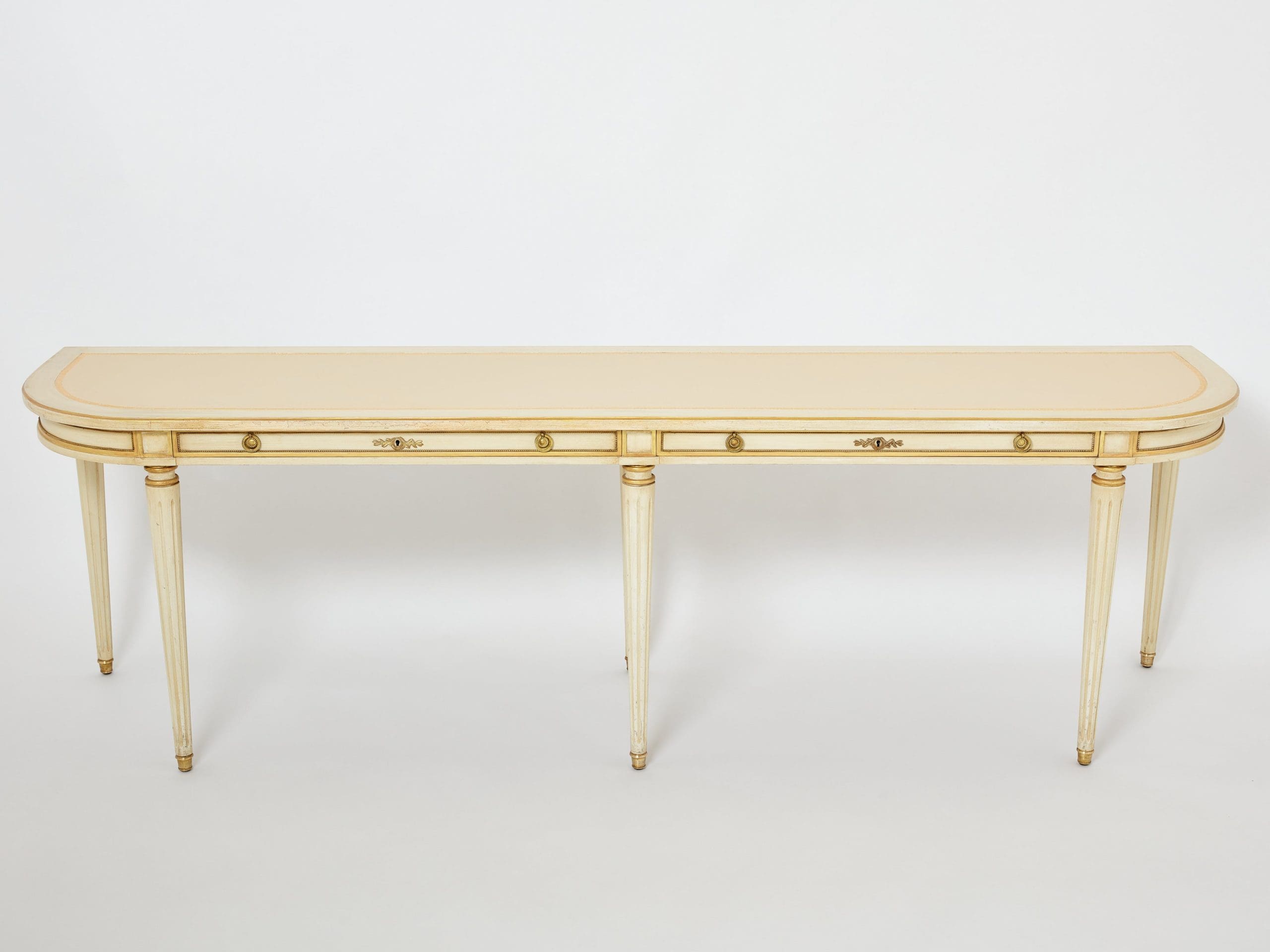Console Néoclassique Louis XVI par Maison Jansen des Années 1950