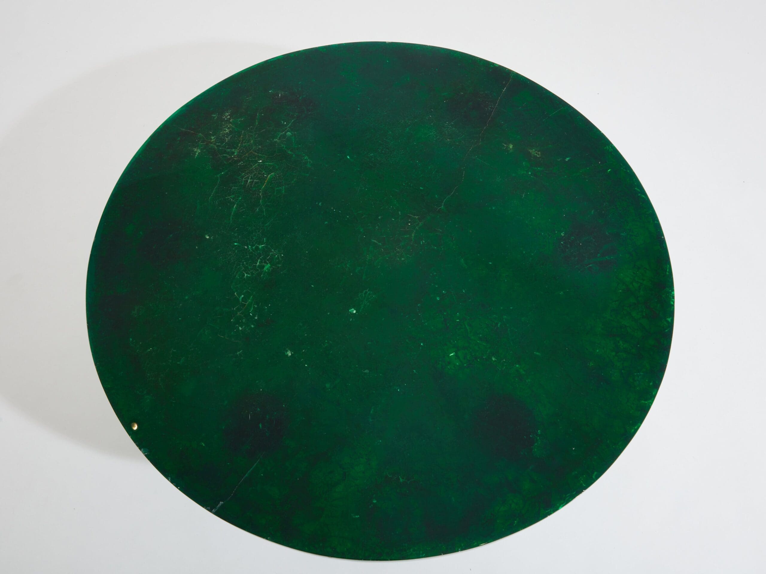 Table Basse Ronde en Résine Fractale – Marie-Claude de Fouquières, 1970