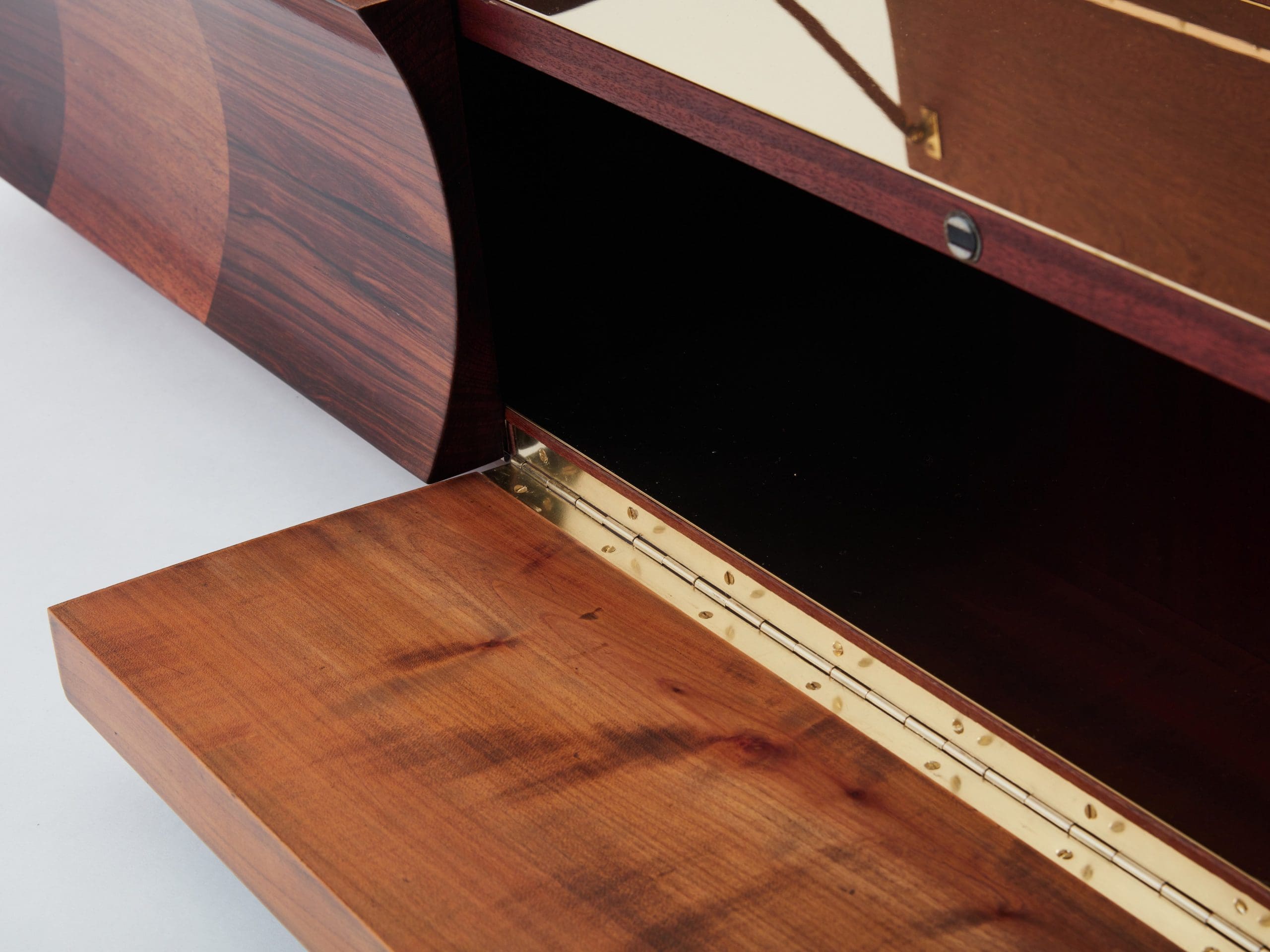 Cabinet Bar en Marqueterie par Michel Lefèvre – 1960