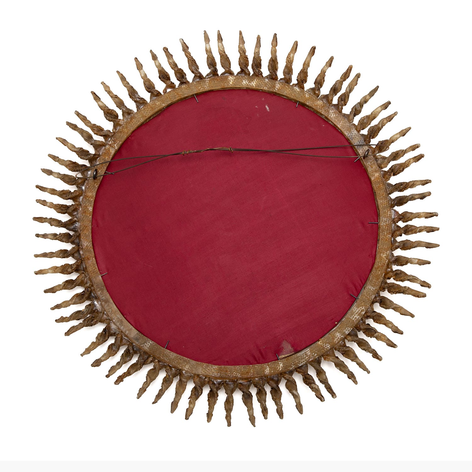 Miroir ‘Soleil torsadé’ par Line Vautrin