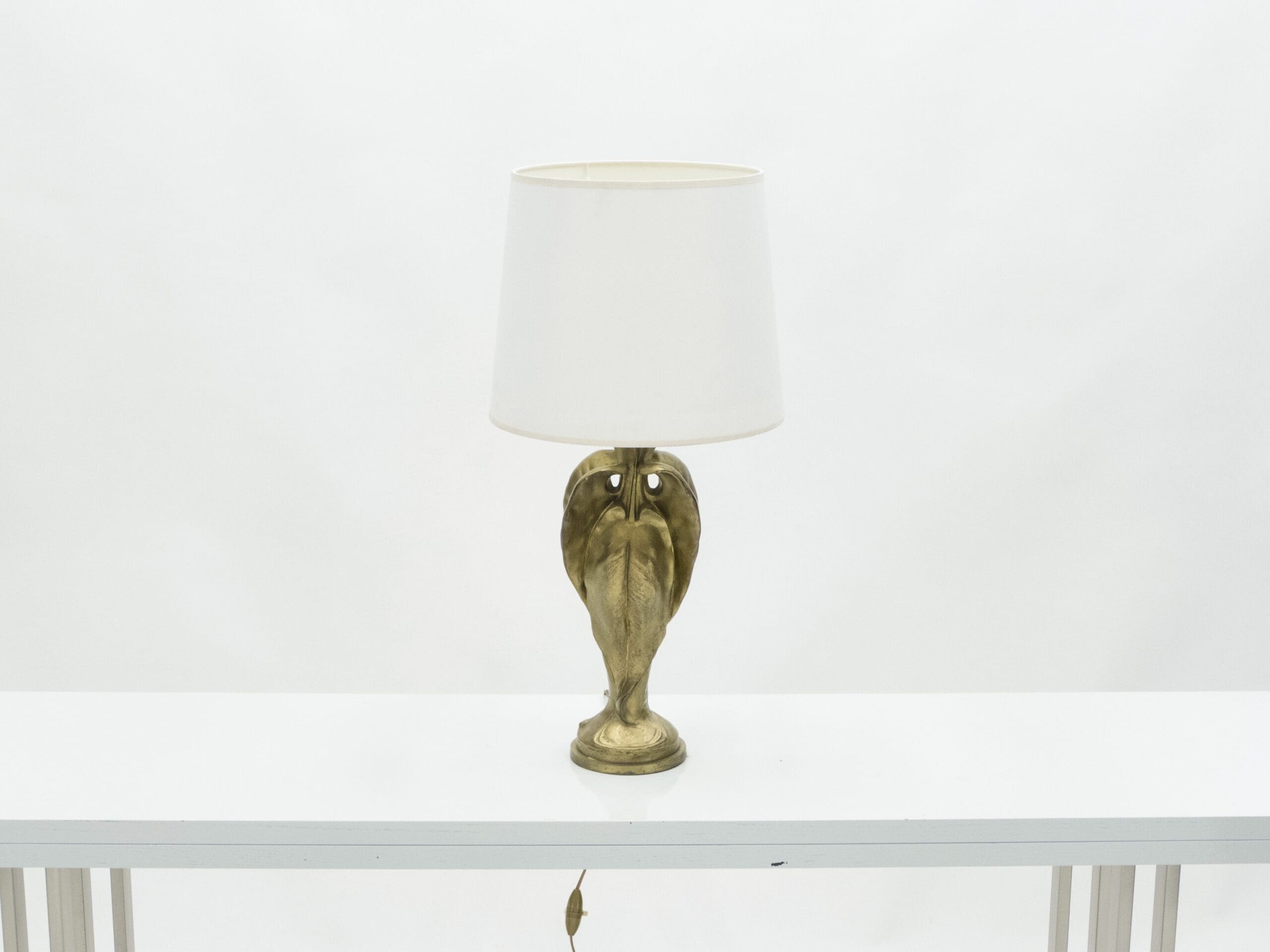 Lampe en bronze Art déco française des années 1920