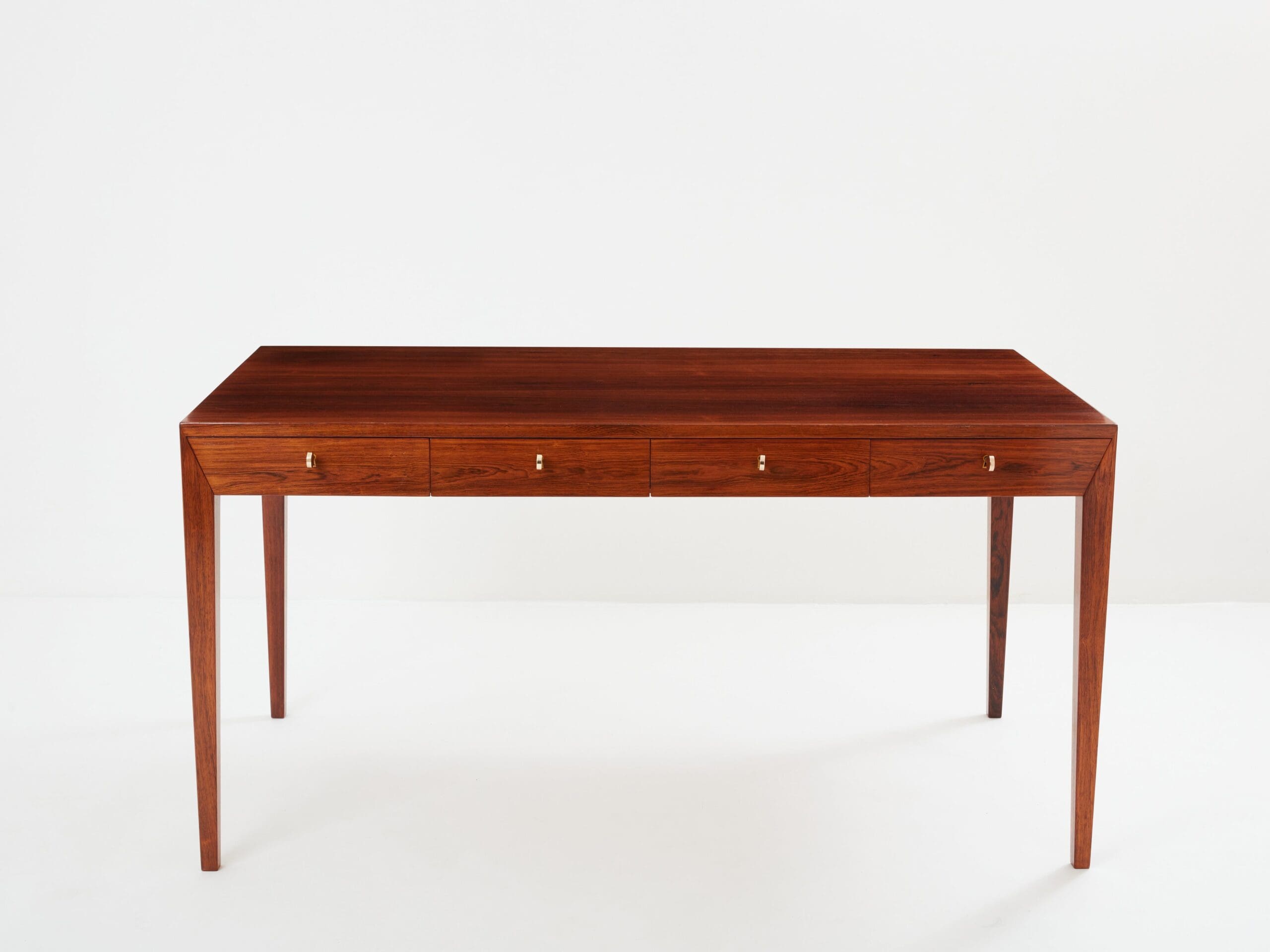 Bureau en palissandre par Severin Hansen pour Haslev, Danemark, 1960