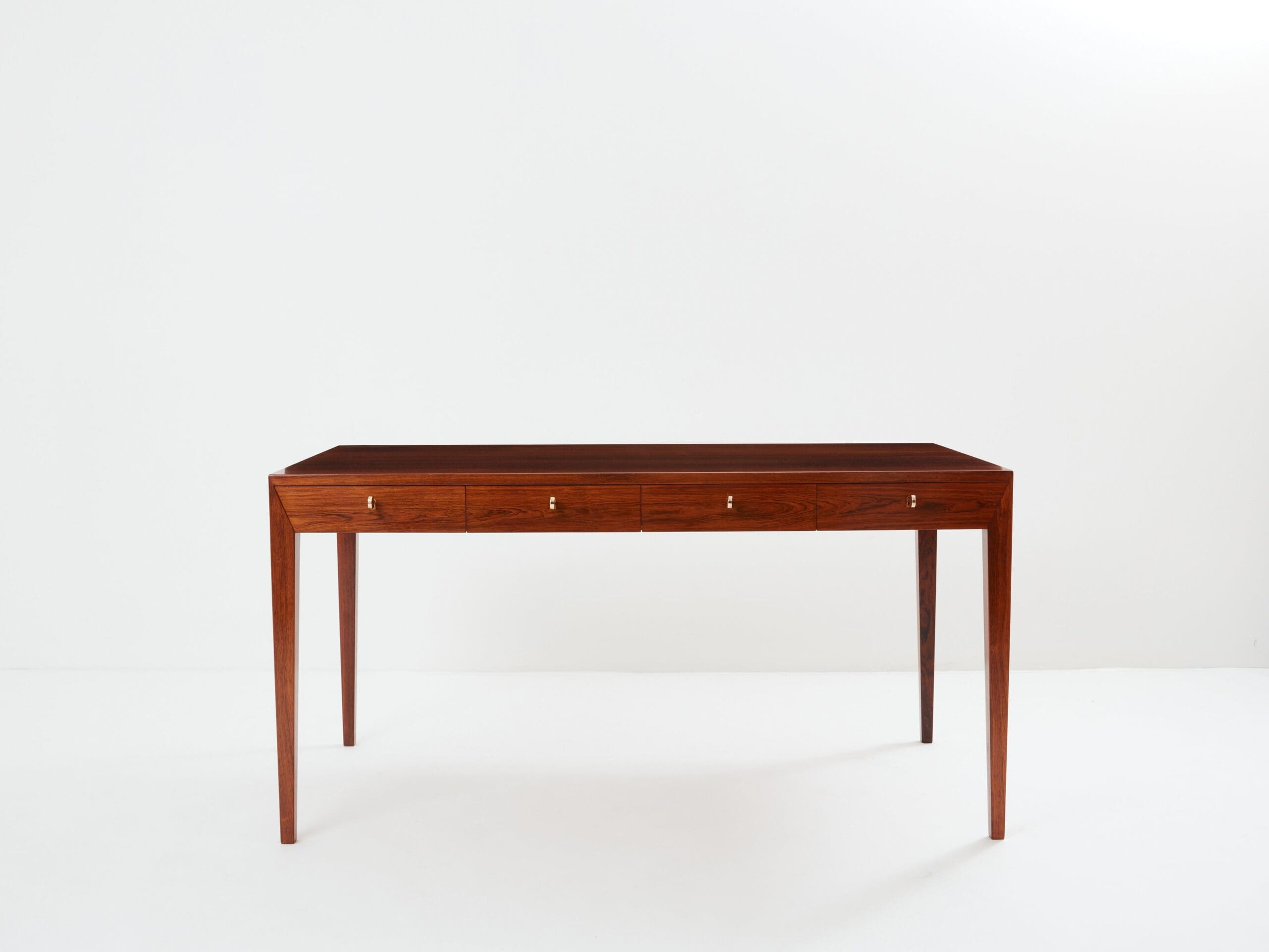 Bureau en palissandre par Severin Hansen pour Haslev, Danemark, 1960