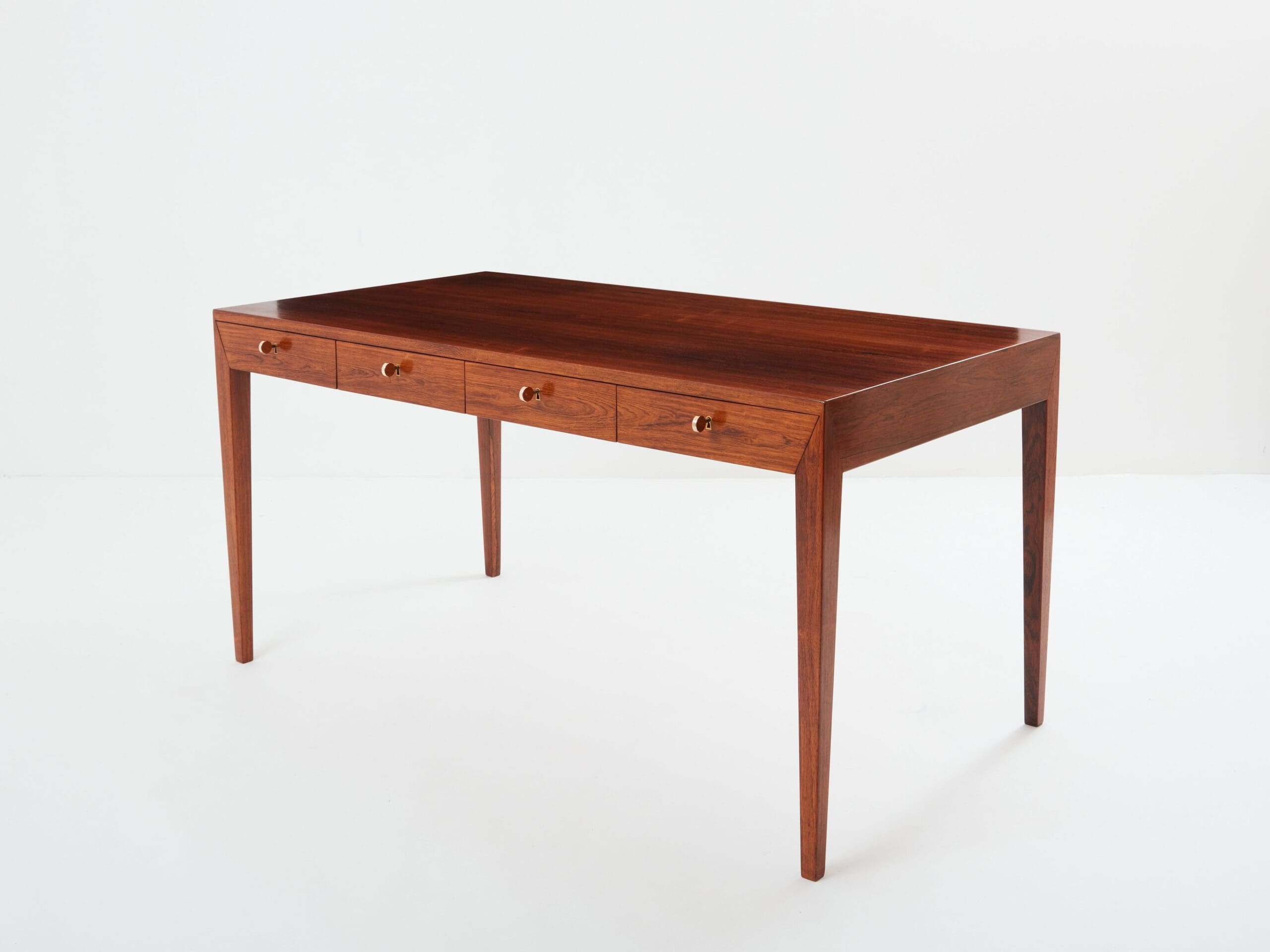 Bureau en palissandre par Severin Hansen pour Haslev, Danemark, 1960