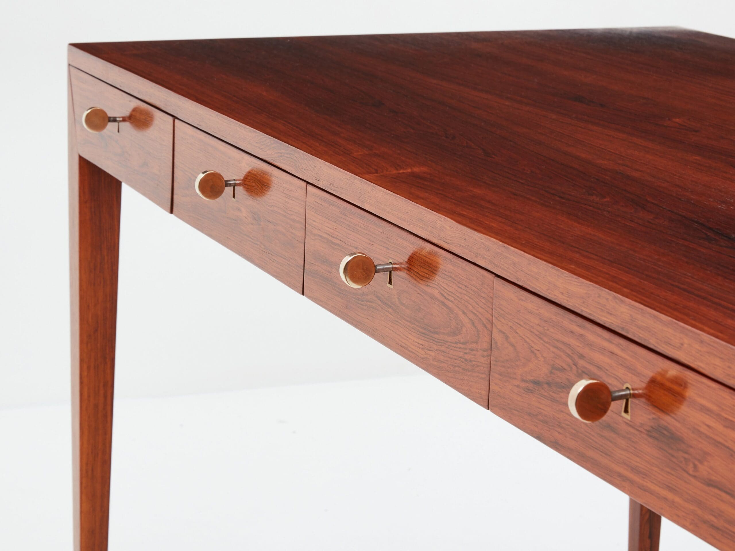 Bureau en palissandre par Severin Hansen pour Haslev, Danemark, 1960