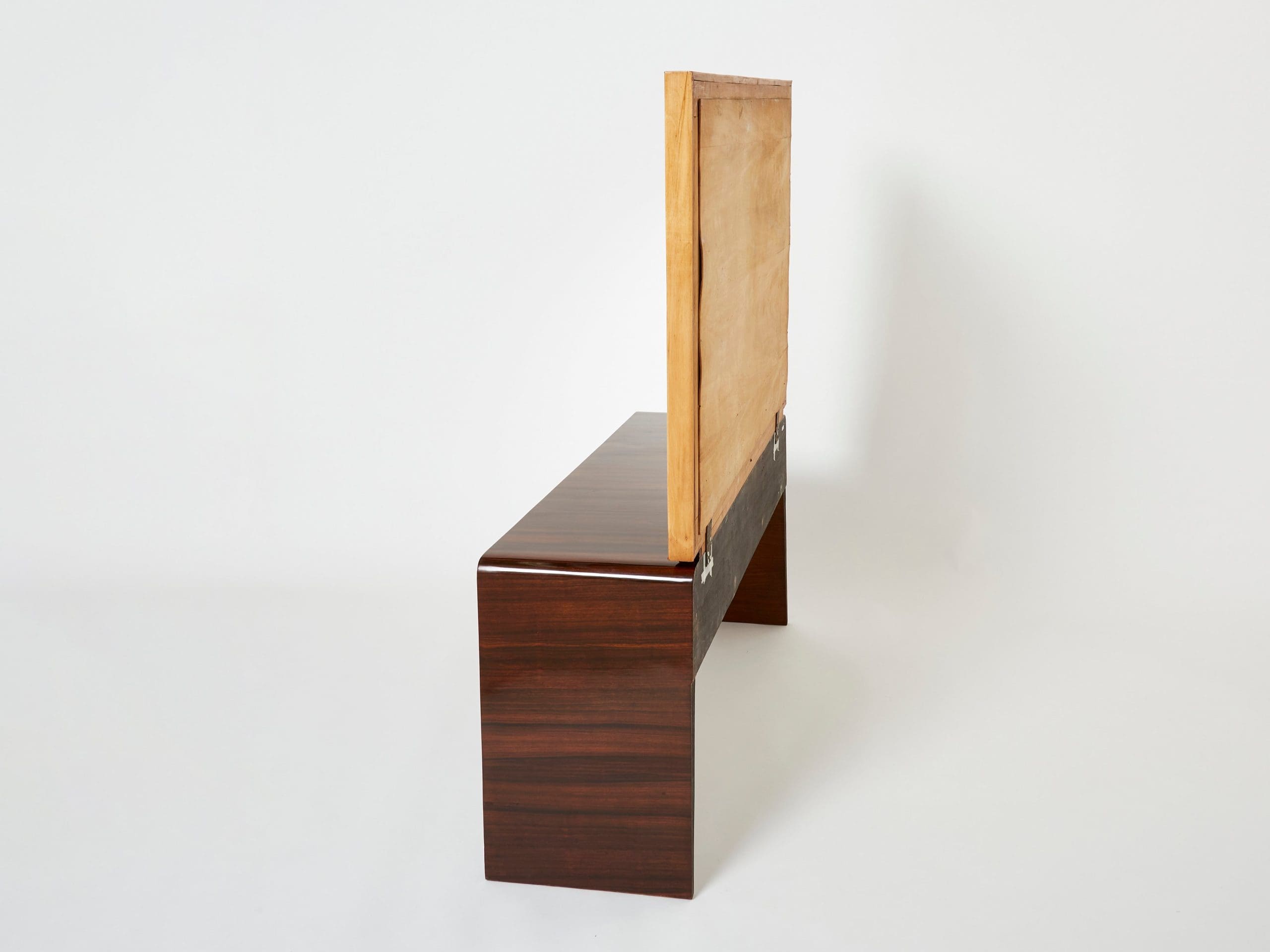 Coiffeuse Vintage en Palissandre, Sycomore et Laiton par Paolo Buffa, 1940s