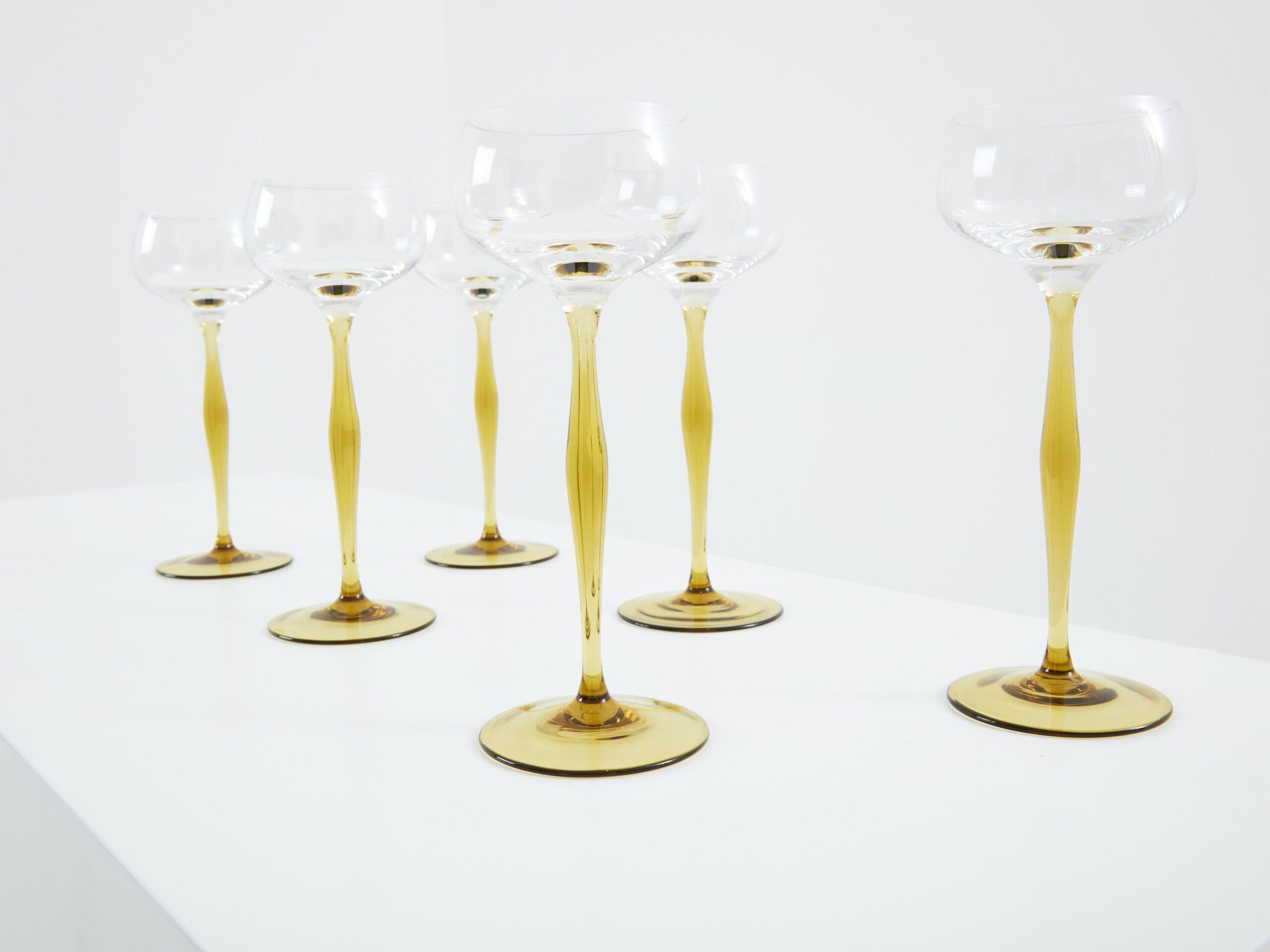 Ensemble de Six Coupes à Champagne Art Nouveau par Peter Behrens, 1898