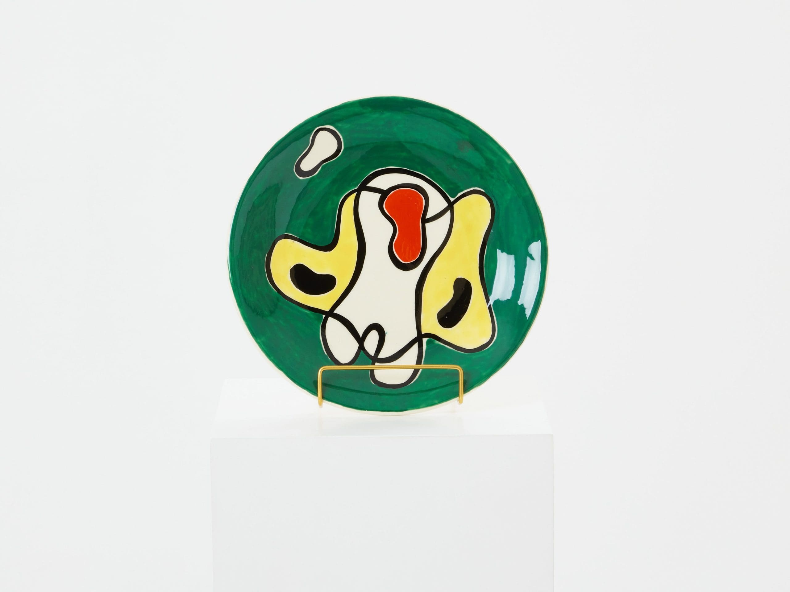 Assiette en Céramique Émaillée par Roland Brice, Années 1950