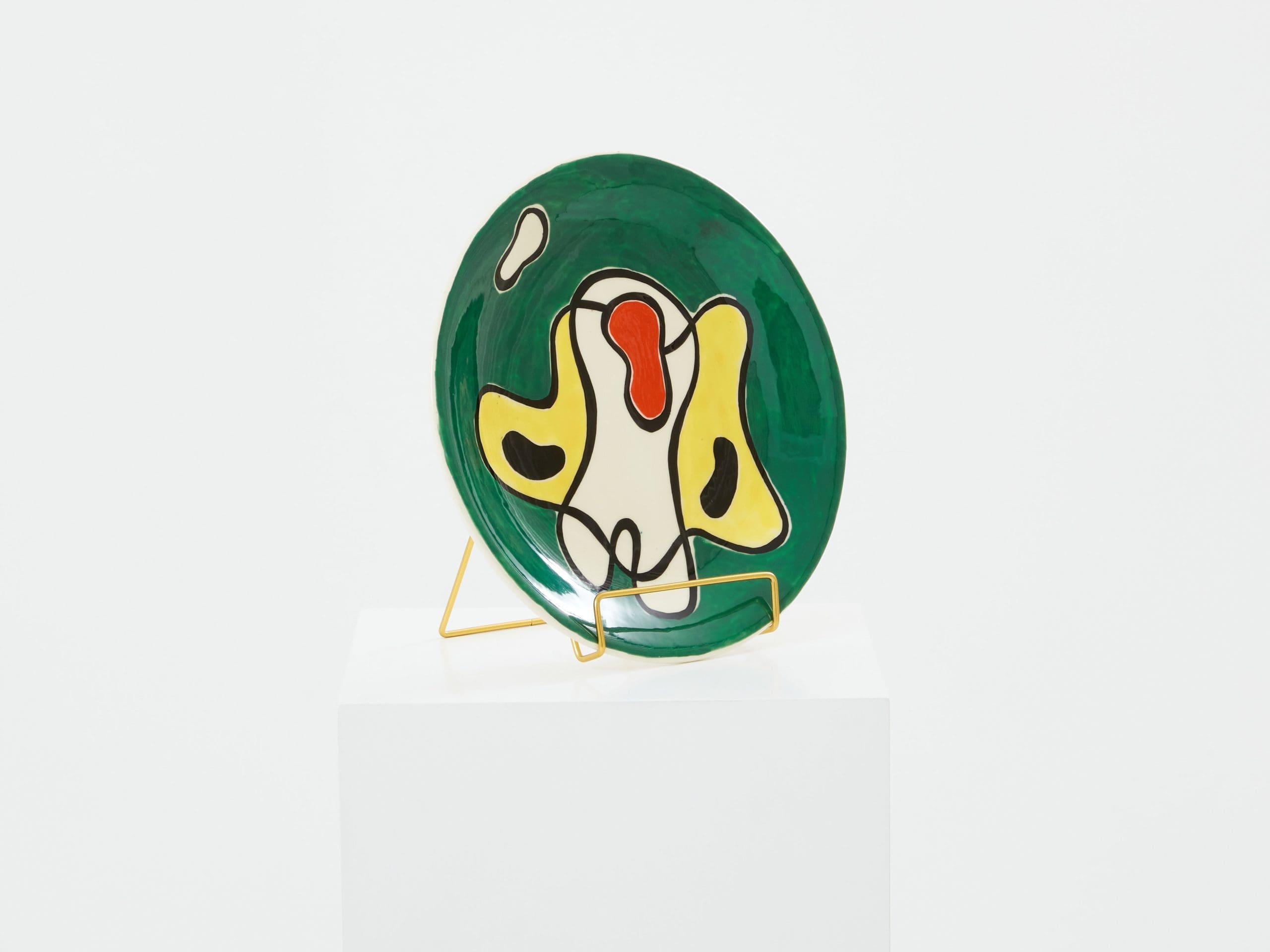 Assiette en Céramique Émaillée par Roland Brice, Années 1950