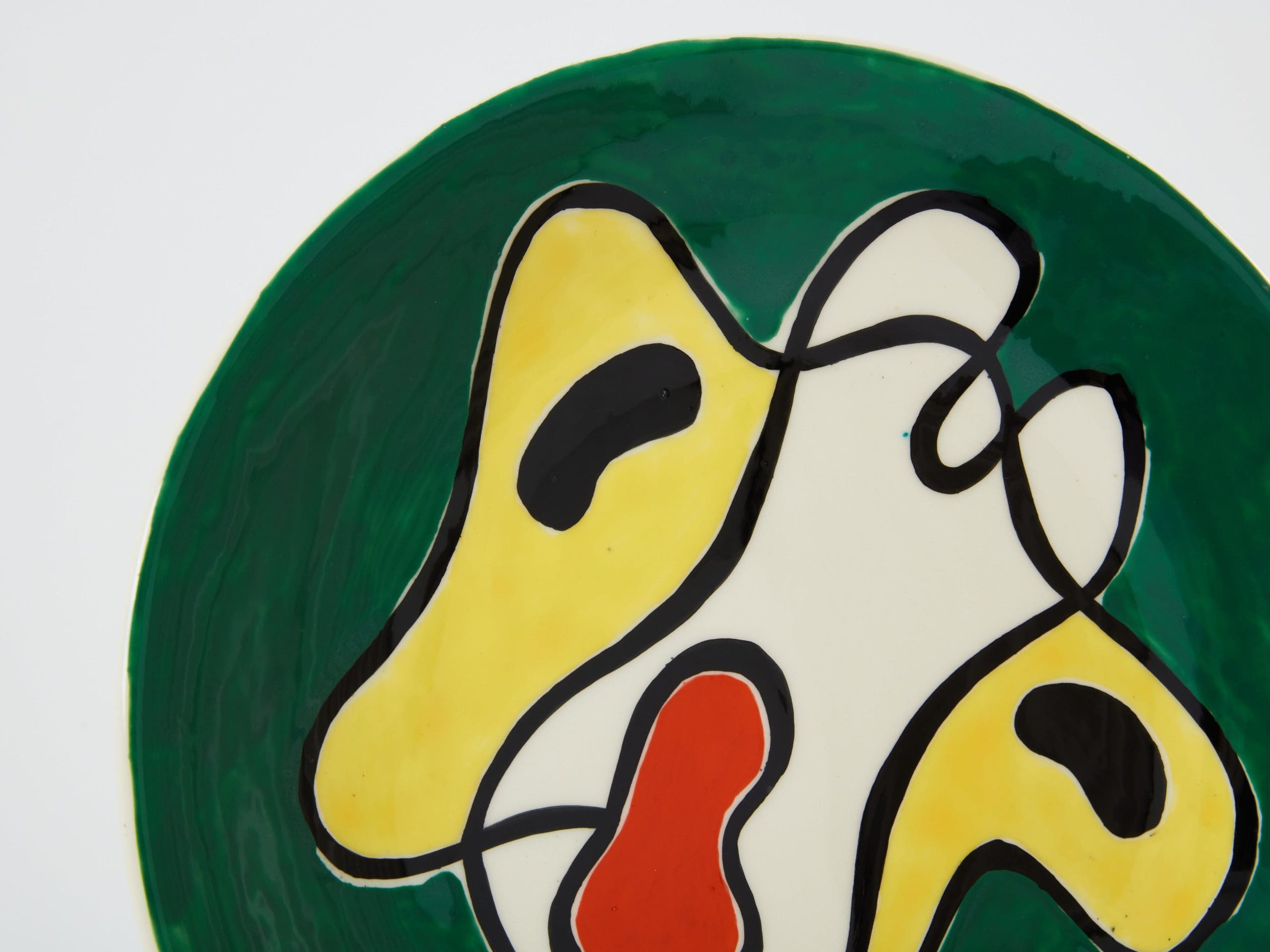 Assiette en Céramique Émaillée par Roland Brice, Années 1950