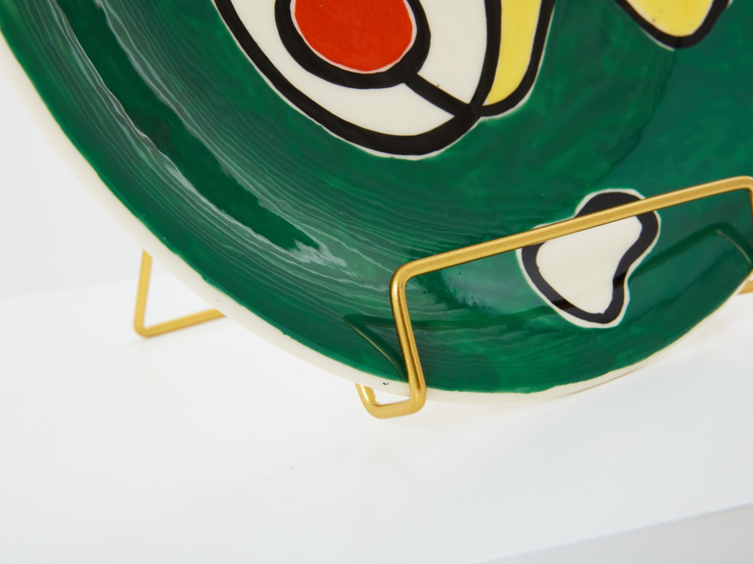 Assiette en Céramique Émaillée par Roland Brice, Années 1950
