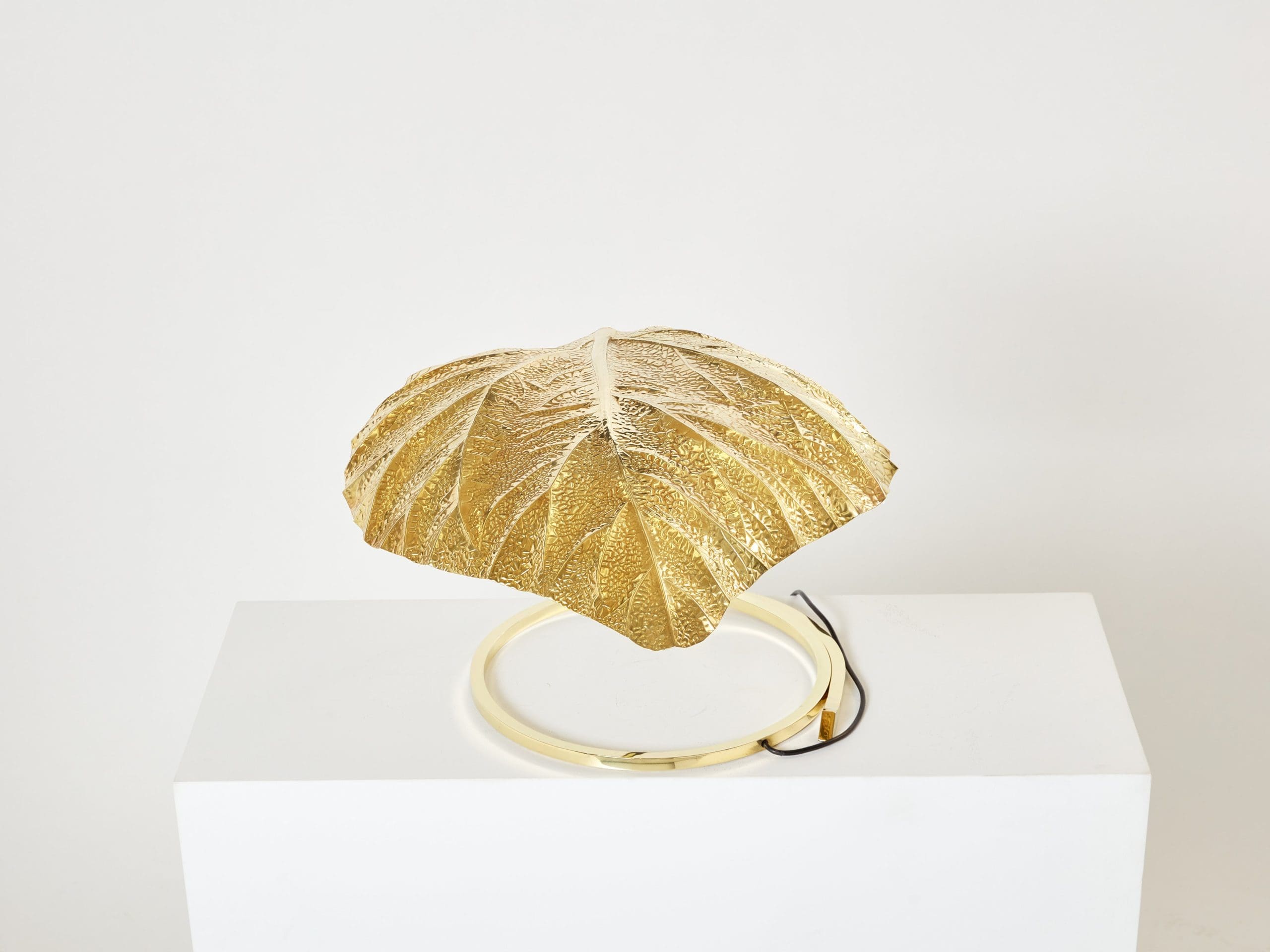 Lampe de Table Rhubarb en Laiton par Tommaso Barbi – Bottega Gadda, 1970s | Época