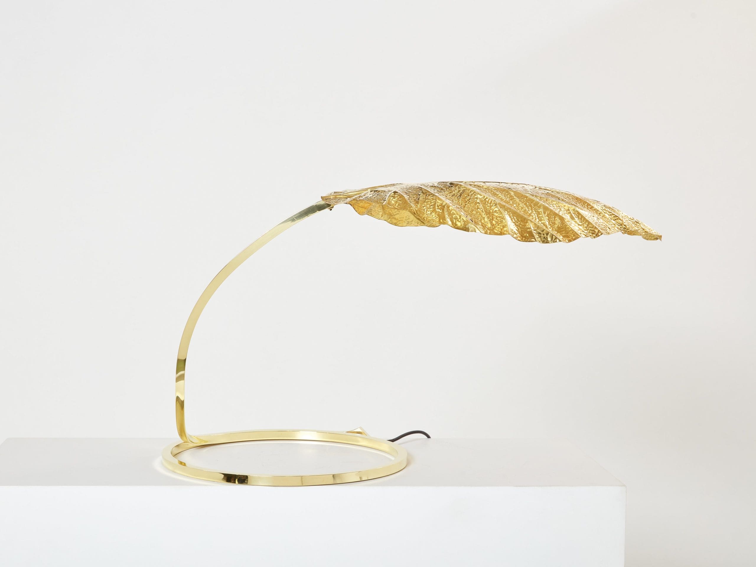 Lampe de Table Rhubarb en Laiton par Tommaso Barbi – Bottega Gadda, 1970s | Época