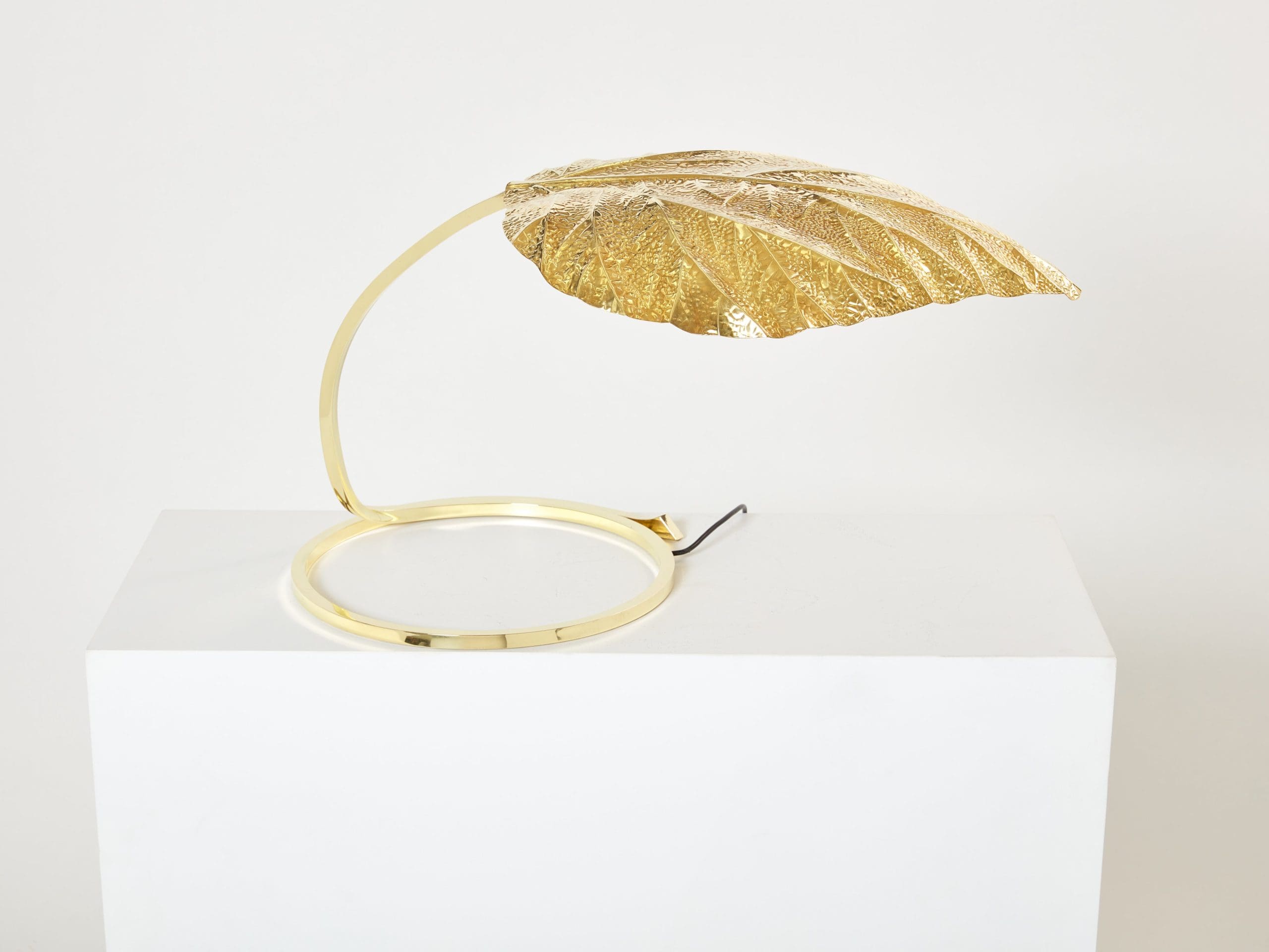Lampe de Table Rhubarb en Laiton par Tommaso Barbi – Bottega Gadda, 1970s | Época
