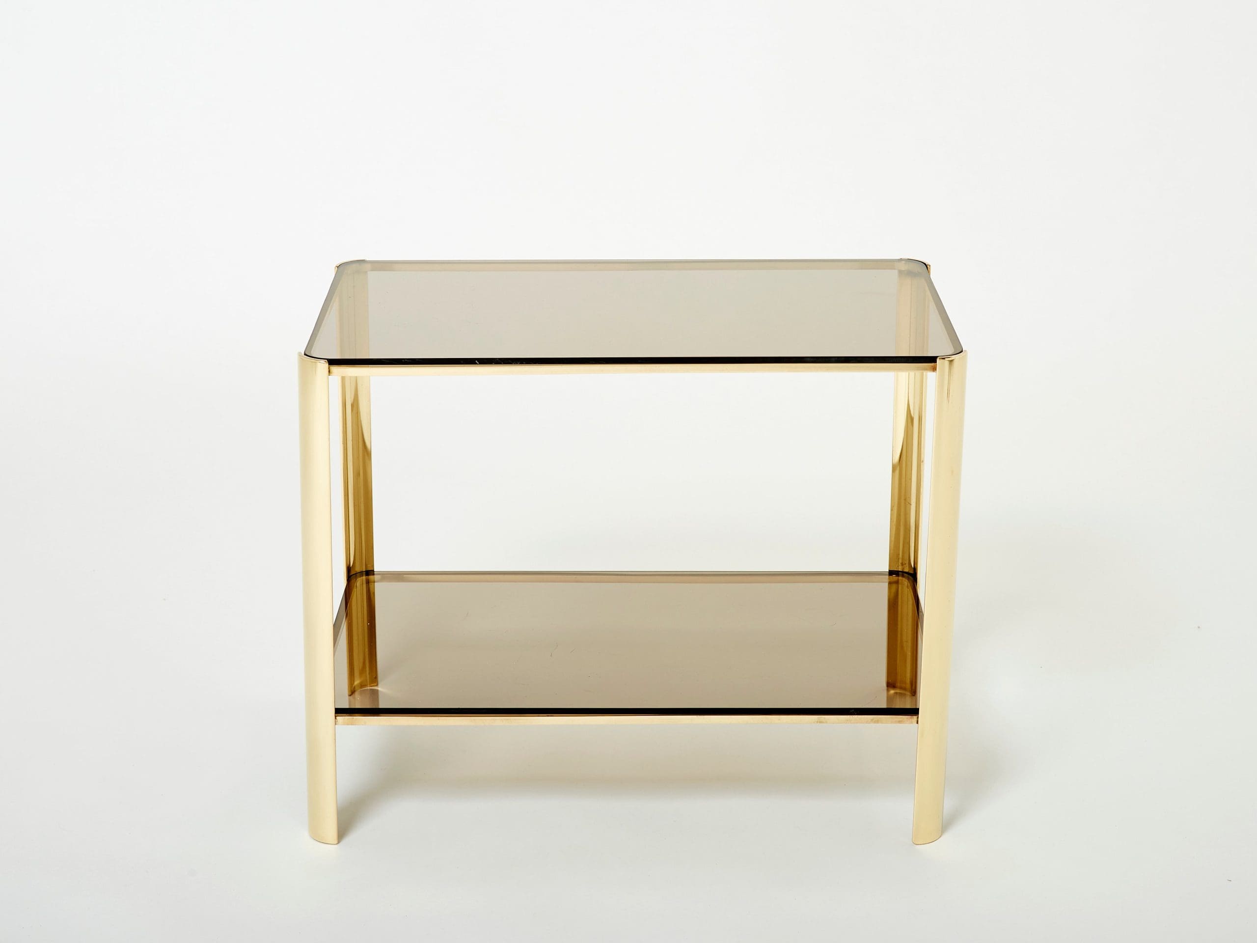 Table Basse à Deux Niveaux par J.T. Lepelletier pour Broncz, Années 1960