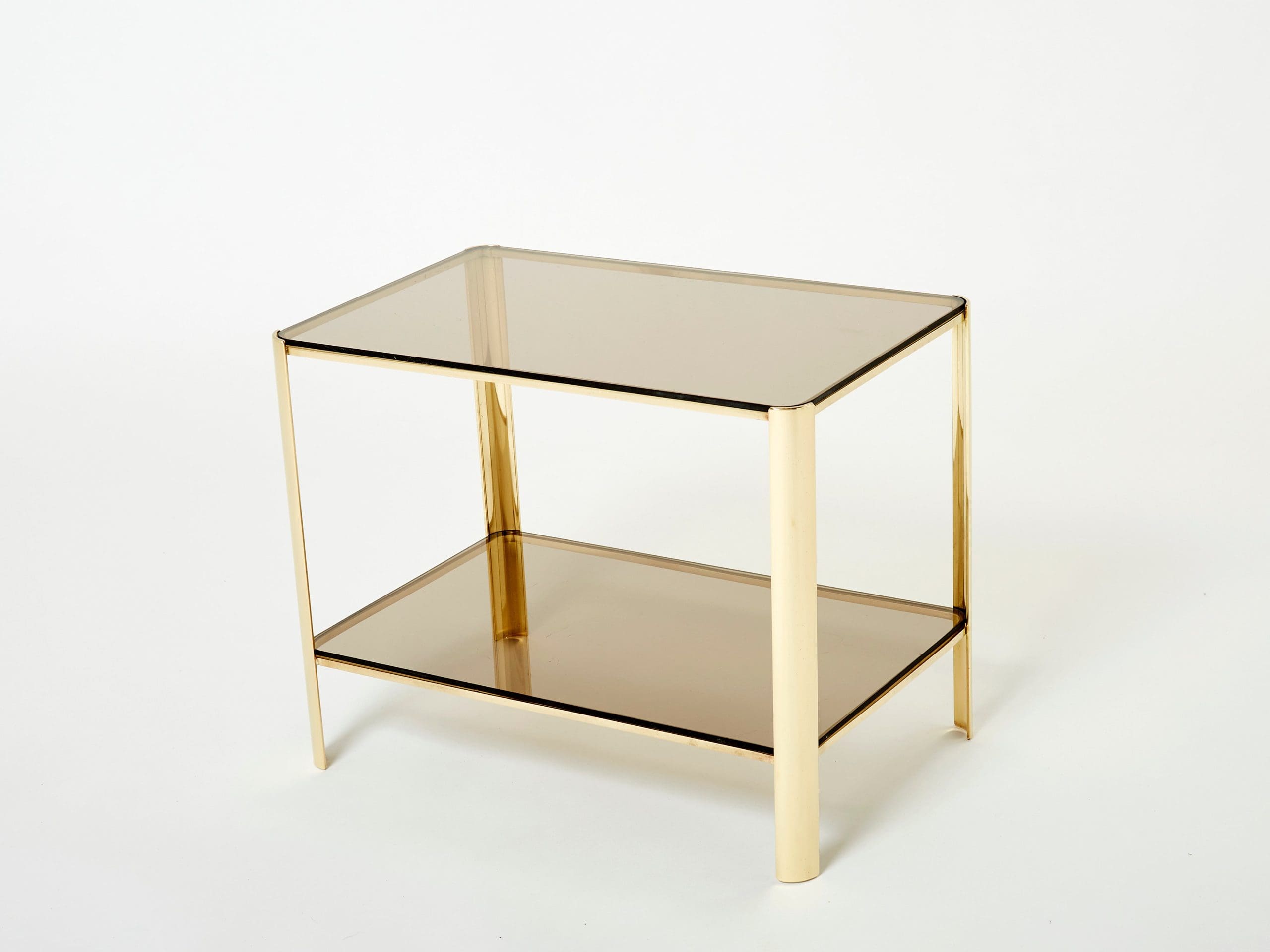 Table Basse à Deux Niveaux par J.T. Lepelletier pour Broncz, Années 1960