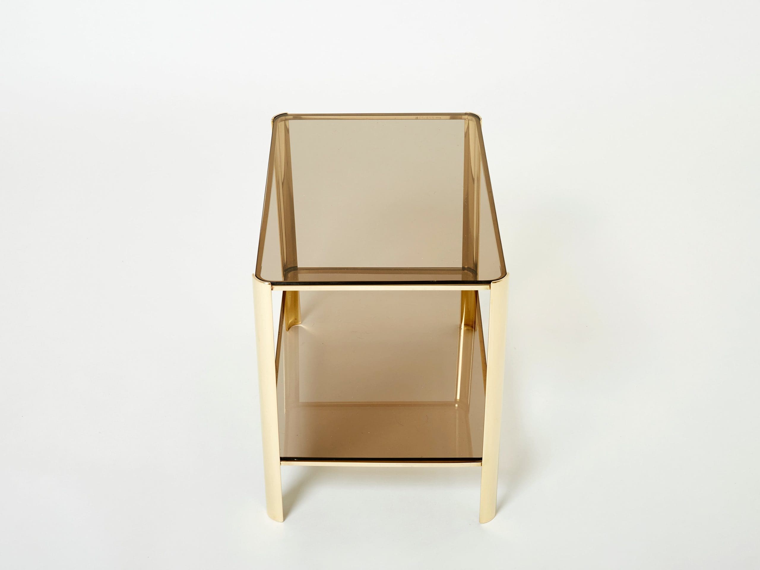 Table Basse à Deux Niveaux par J.T. Lepelletier pour Broncz, Années 1960
