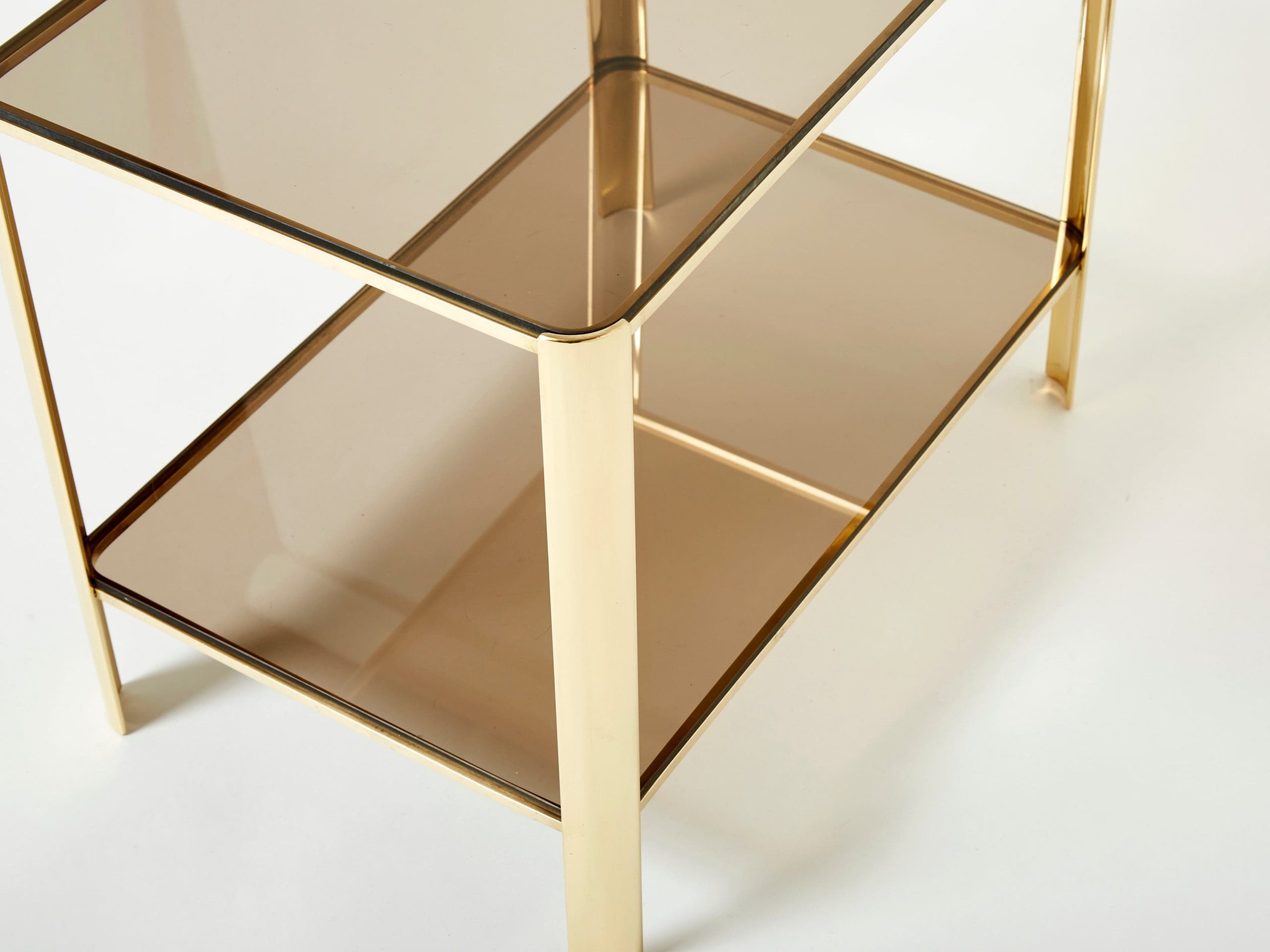 Table Basse à Deux Niveaux par J.T. Lepelletier pour Broncz, Années 1960