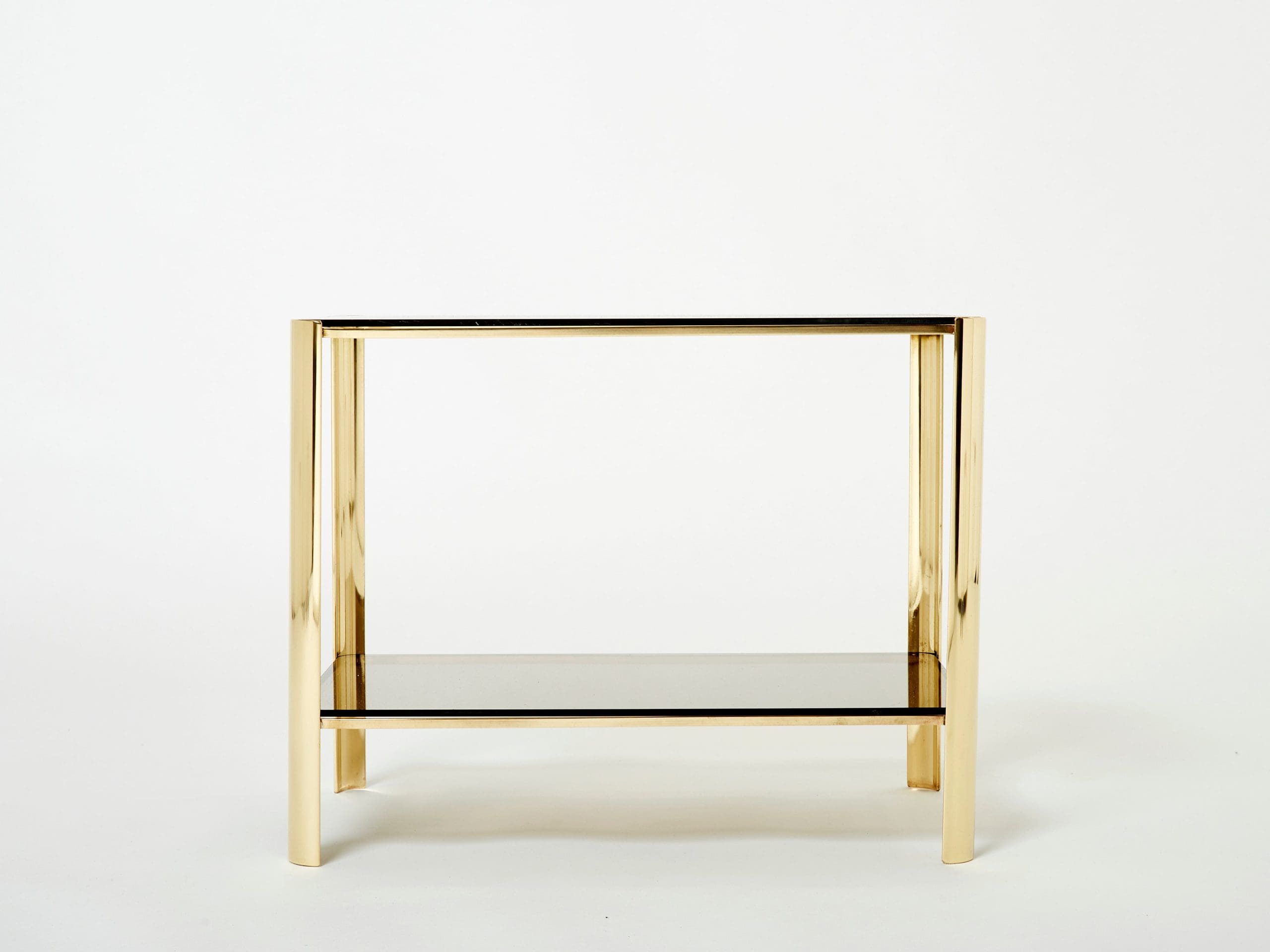 Table Basse à Deux Niveaux par J.T. Lepelletier pour Broncz, Années 1960