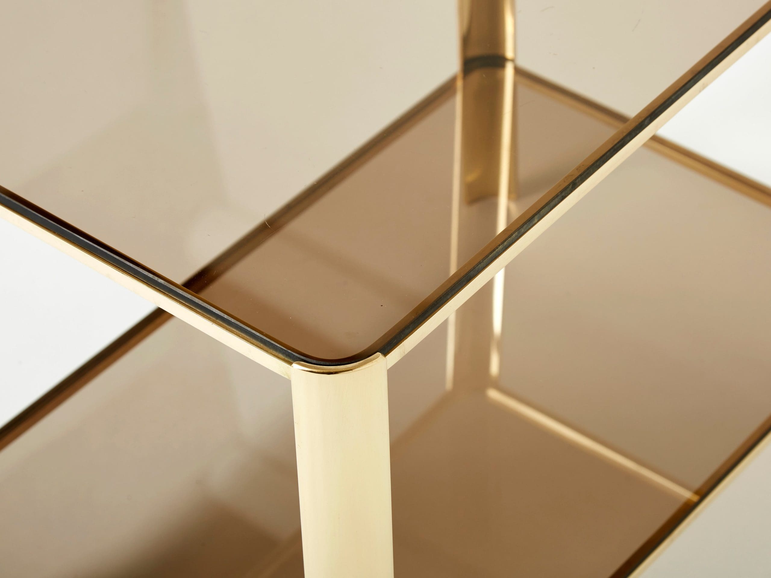 Table Basse à Deux Niveaux par J.T. Lepelletier pour Broncz, Années 1960