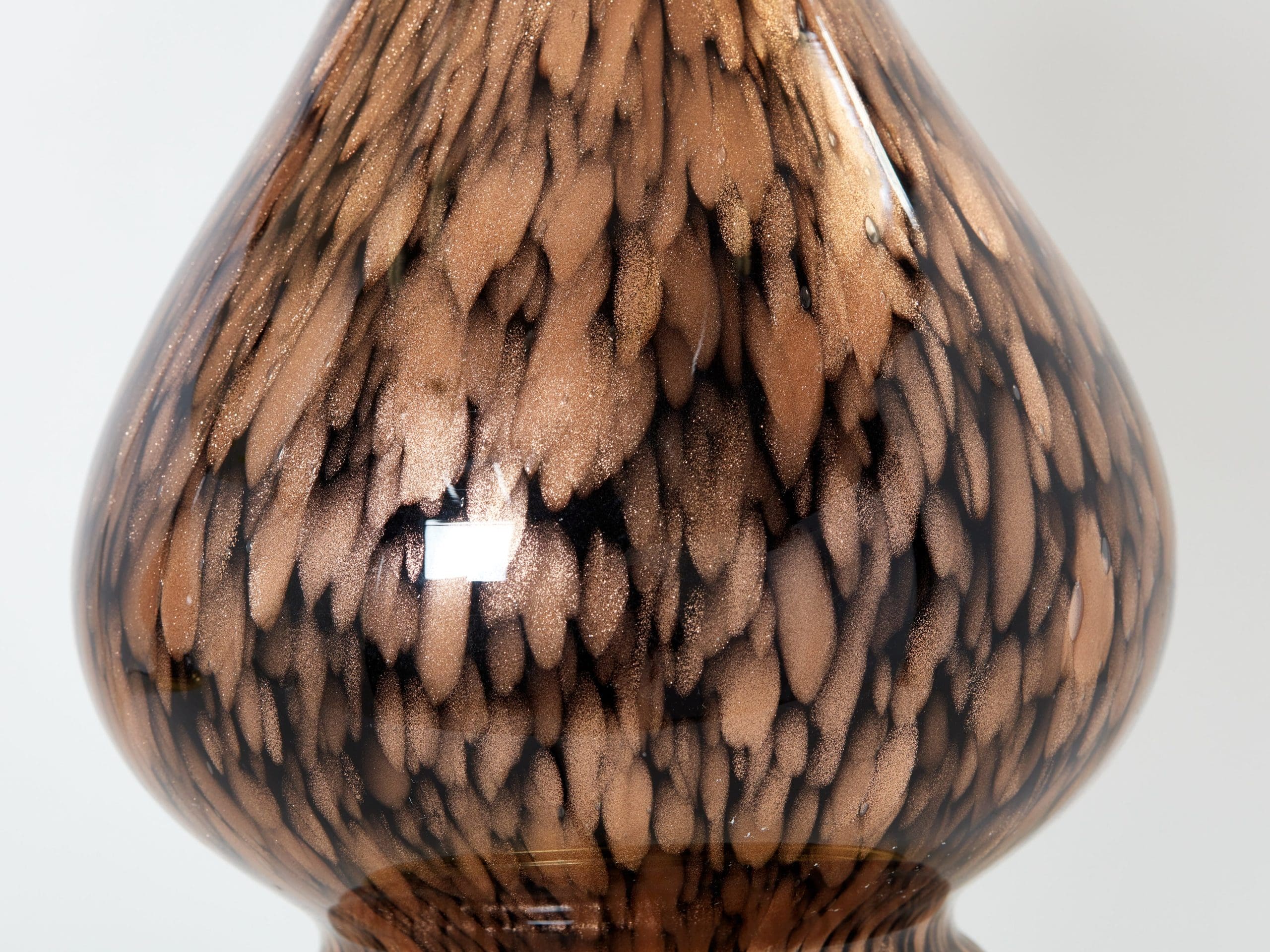 Lampes de Table en Verre Murano ‘Avventurina’ par Vincenzo Nason, Années 1960