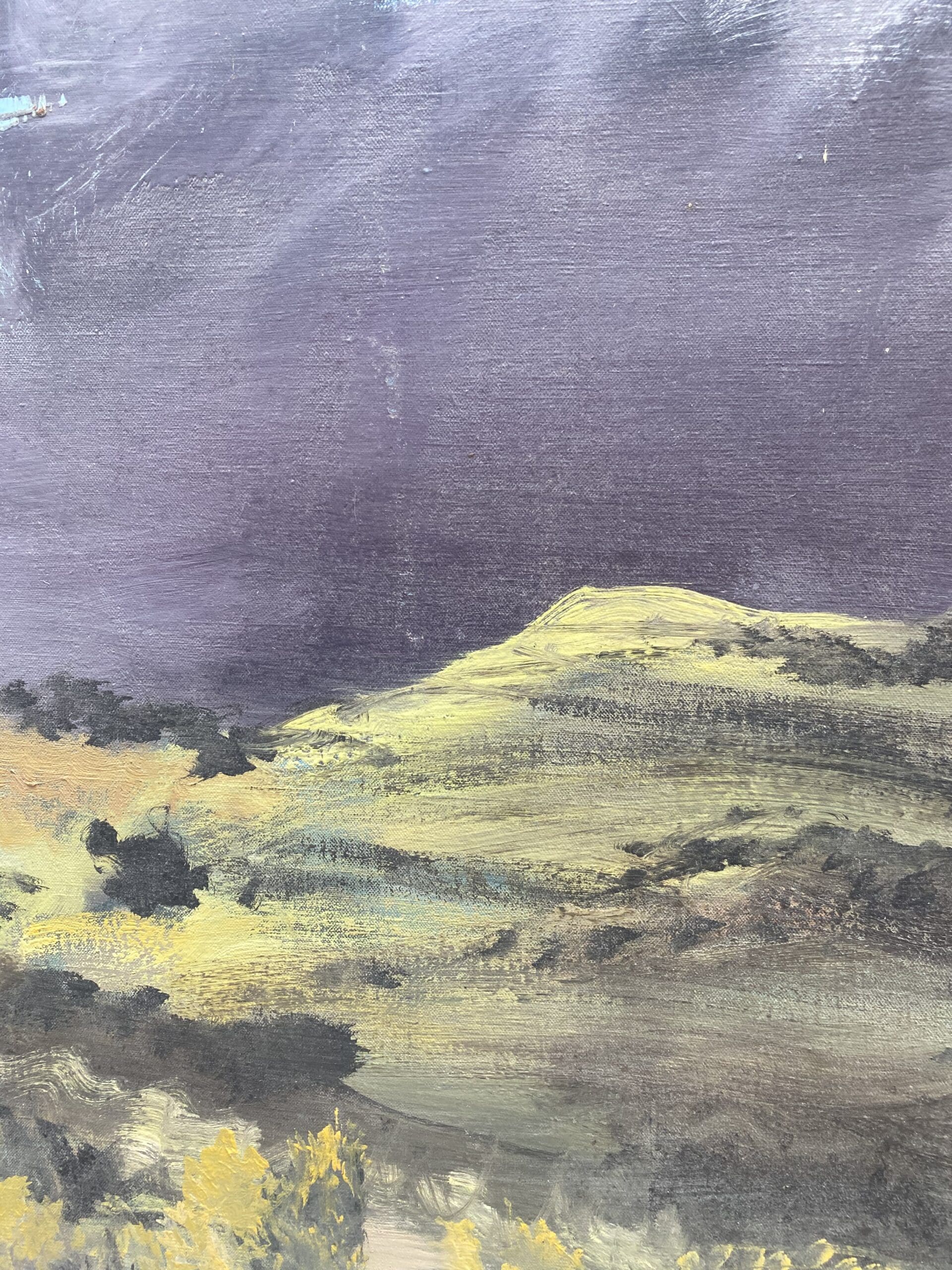Jean Burkhalter (1895-1982) – « Orage sur le Vaucluse »