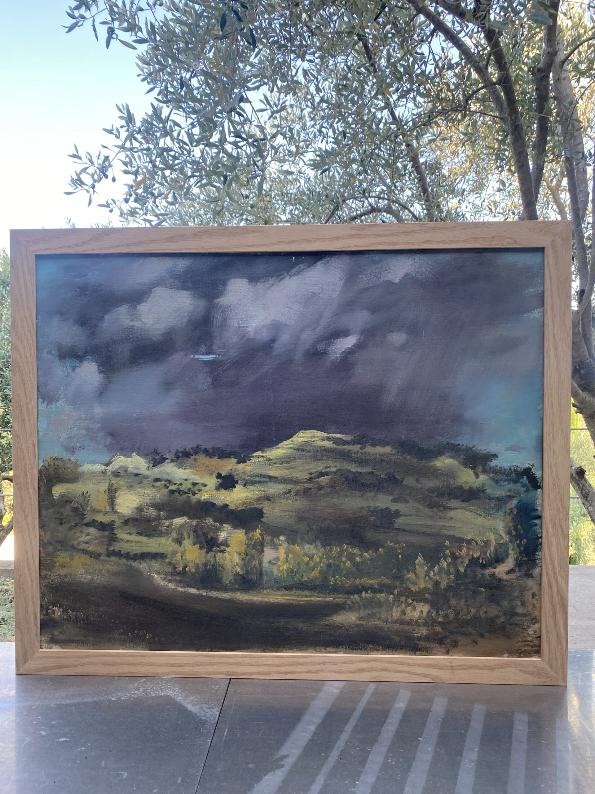 Jean Burkhalter (1895-1982) – « Orage sur le Vaucluse »