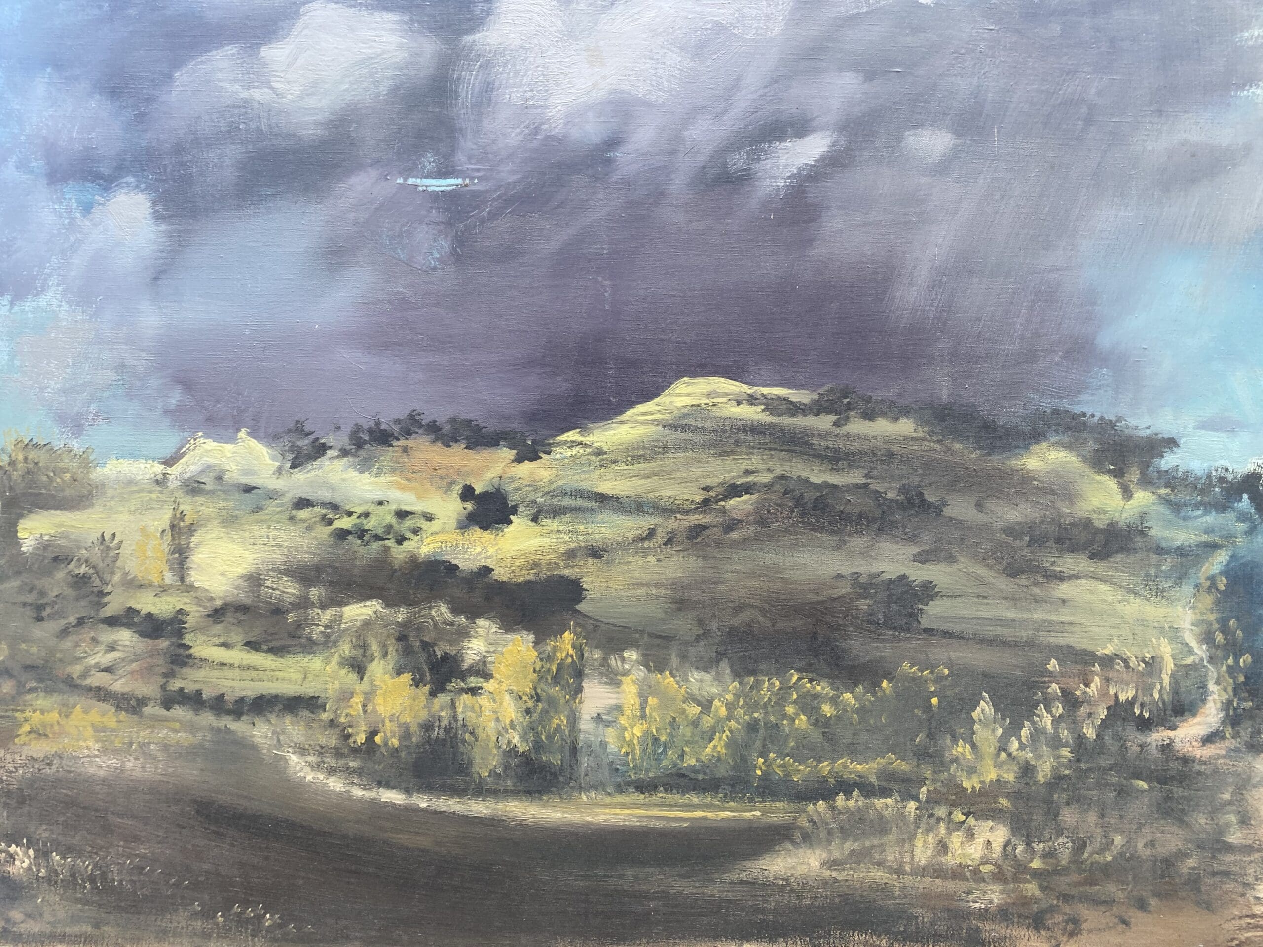 Jean Burkhalter (1895-1982) – « Orage sur le Vaucluse »