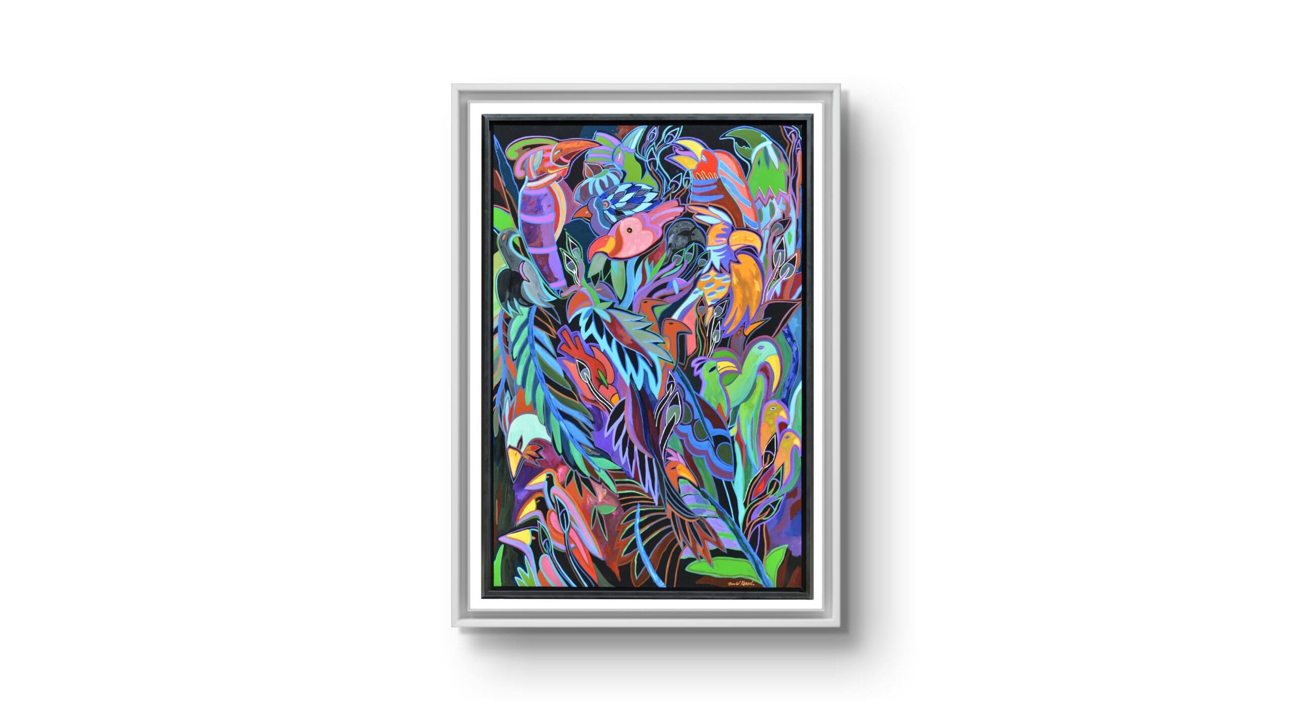 Lithographie « Brazil ou l’arbre aux oiseaux » par David Kessel