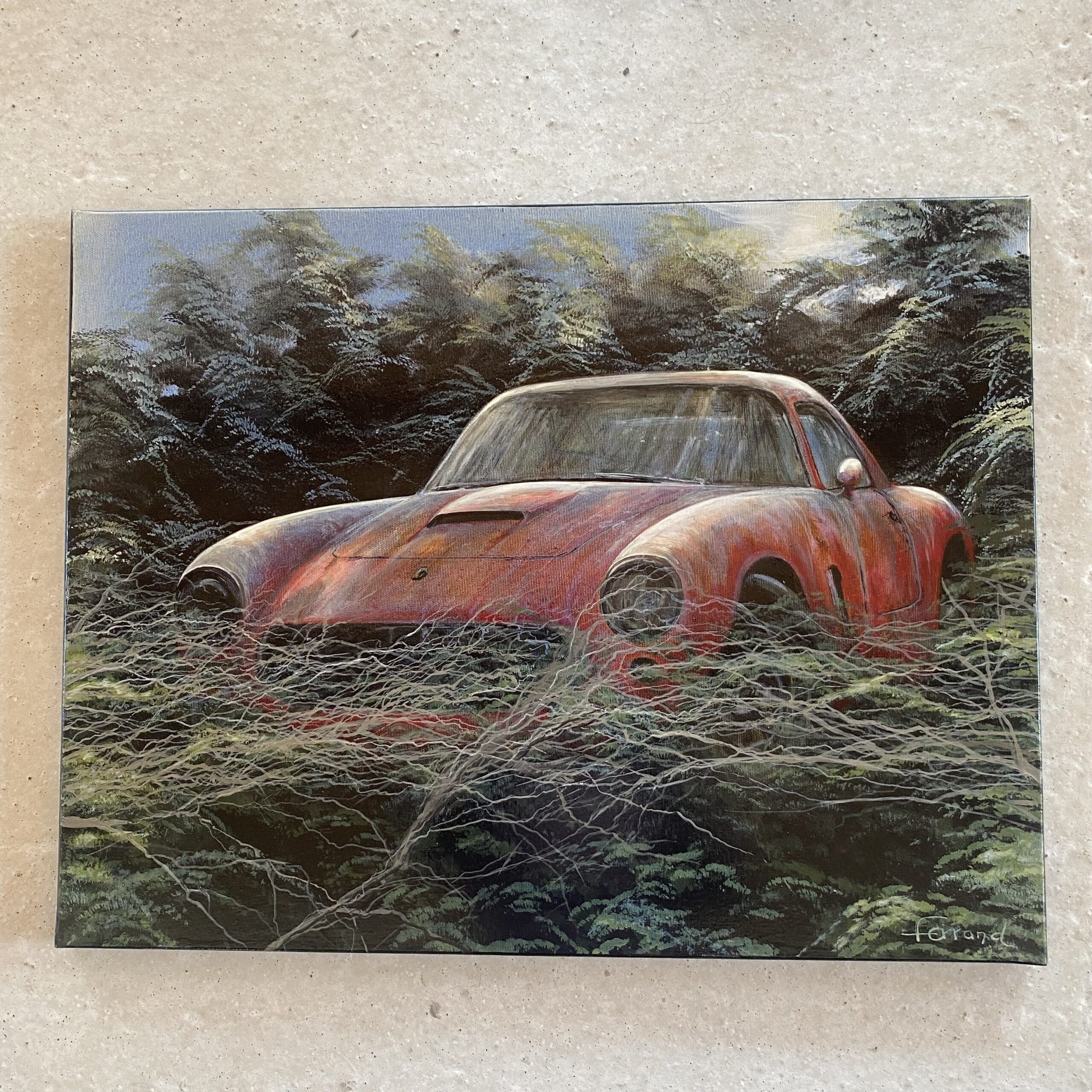Peinture « Ferrari 250 GTO » par André Ferrand