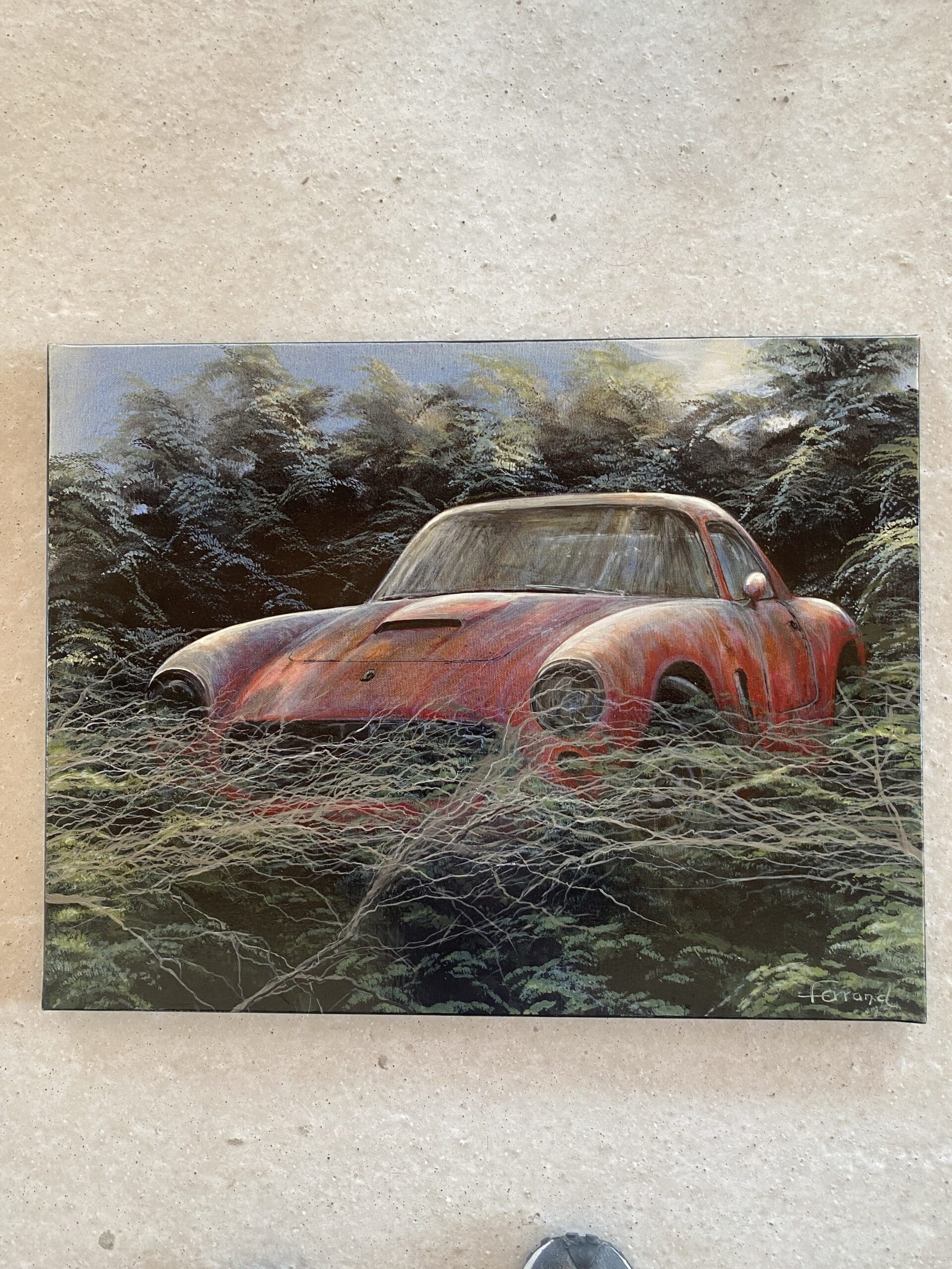 Peinture « Ferrari 250 GTO » par André Ferrand