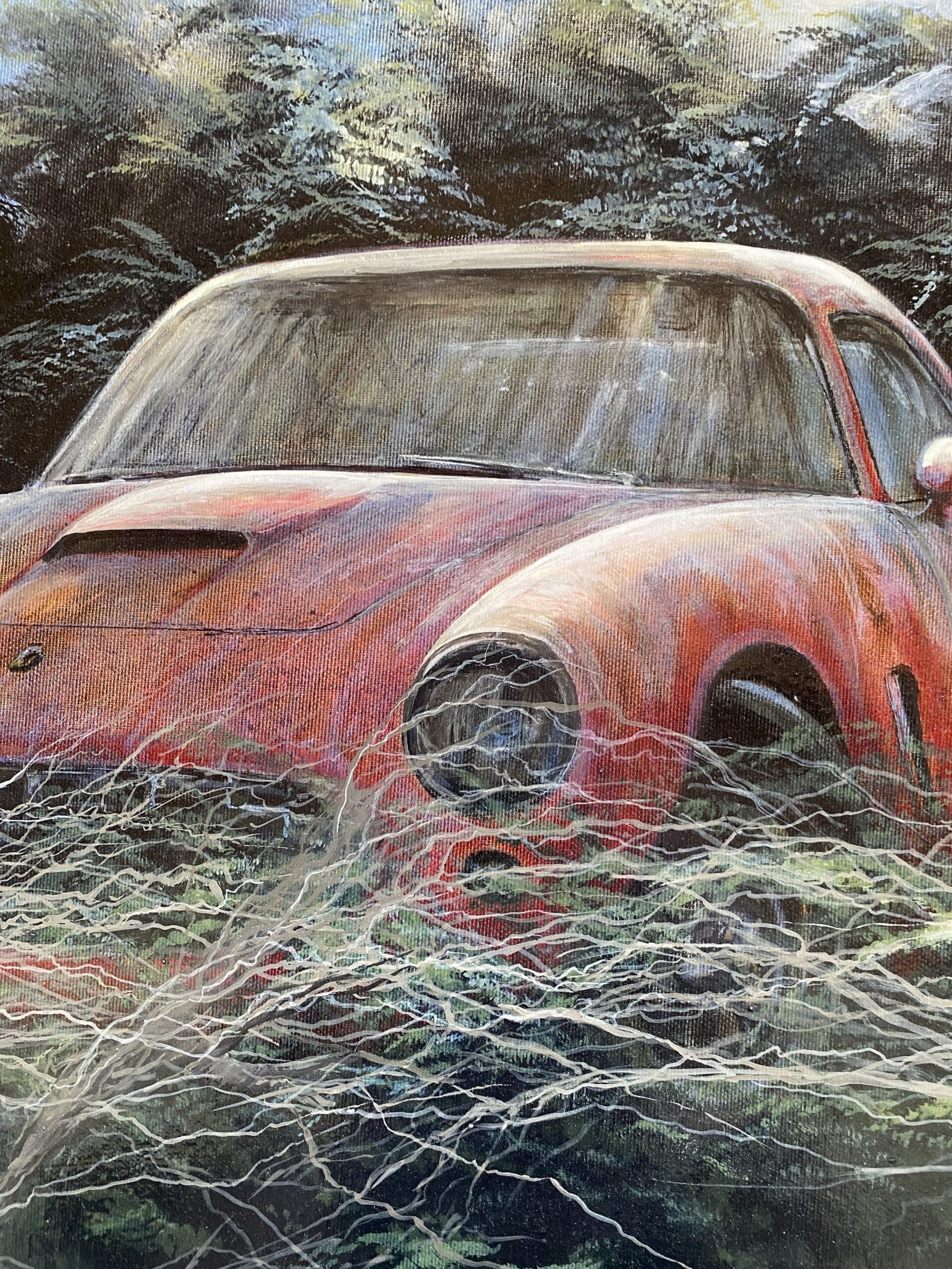 Peinture « Ferrari 250 GTO » par André Ferrand