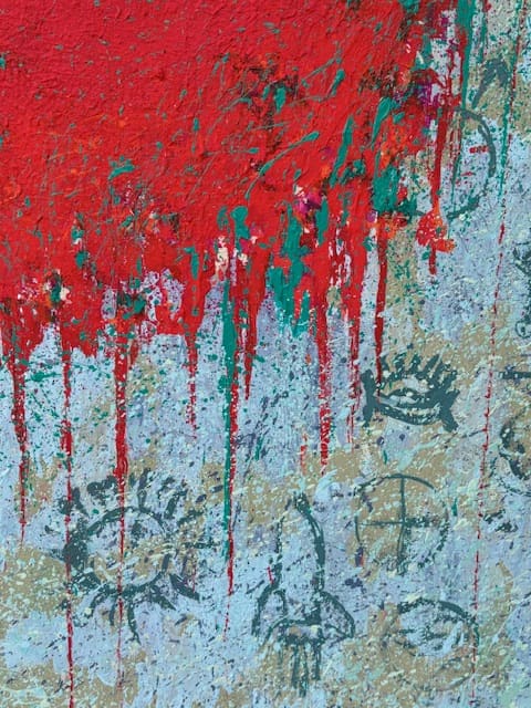 The Black Hole Was Fading Into Red – Œuvre symbolique | Merel 2023