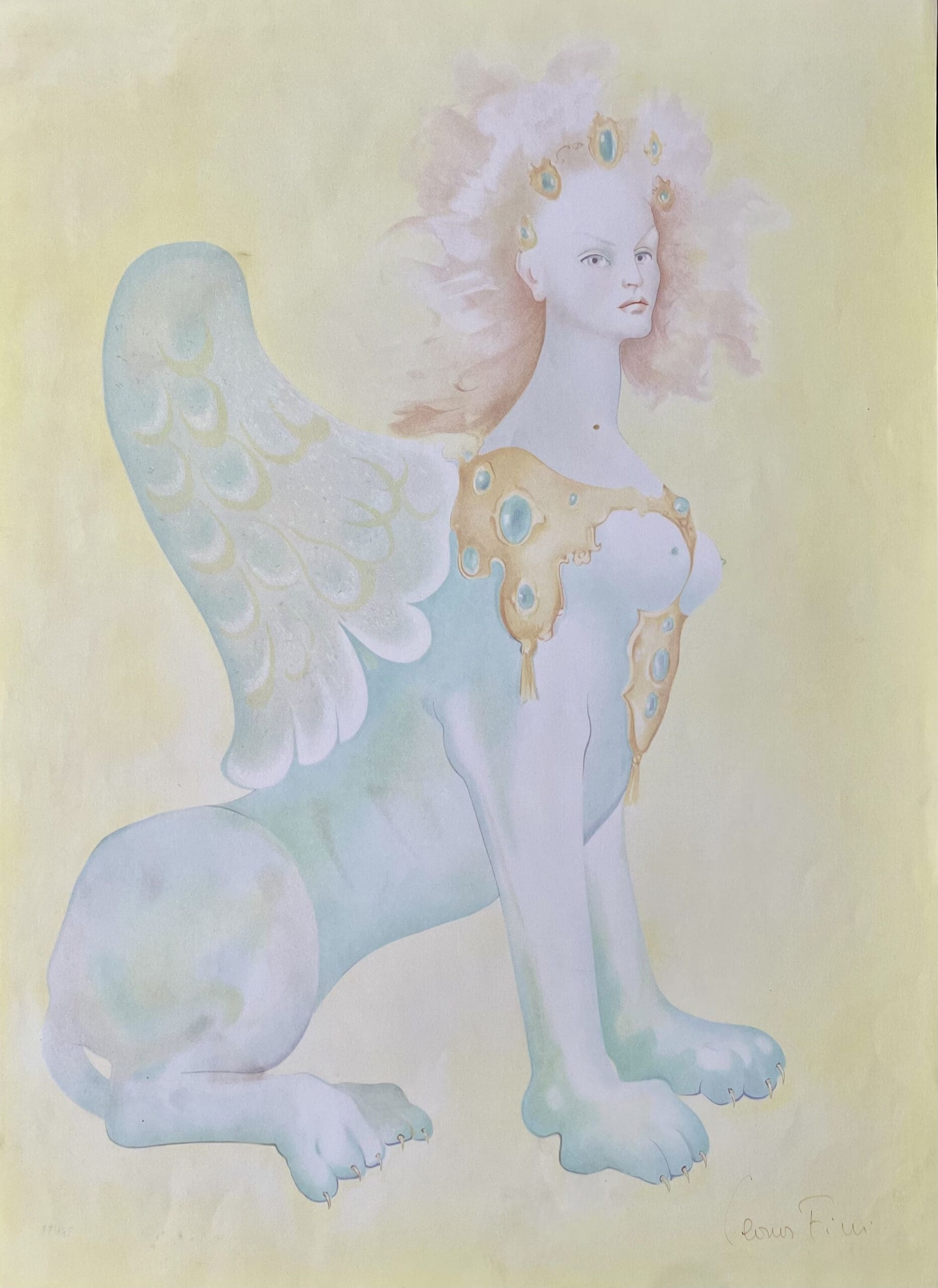 « Sphinx Ariene » par Leonor Fini : Une Vision Surréaliste du Mythe