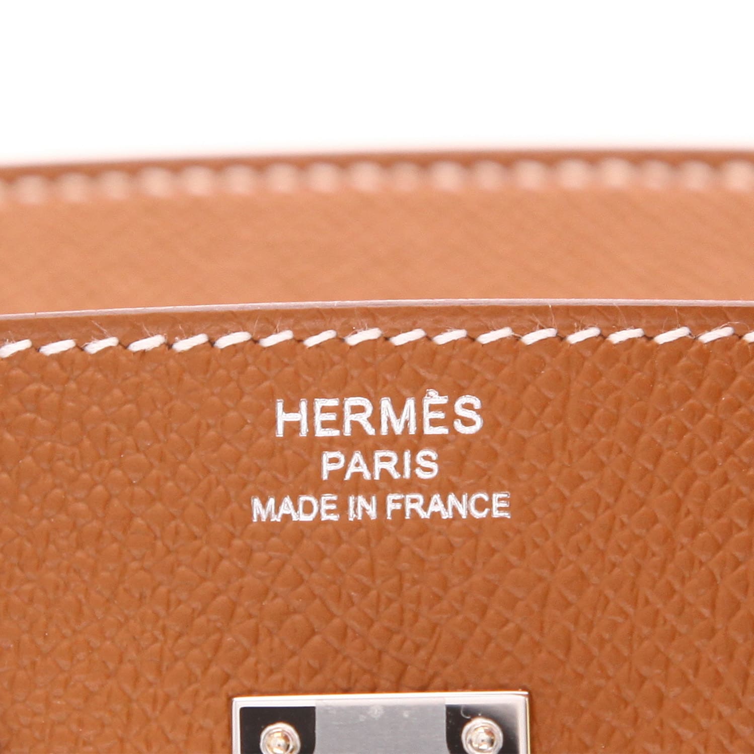 Sac à main Hermès Birkin 25 cm en cuir epsom gold – État comme neuf